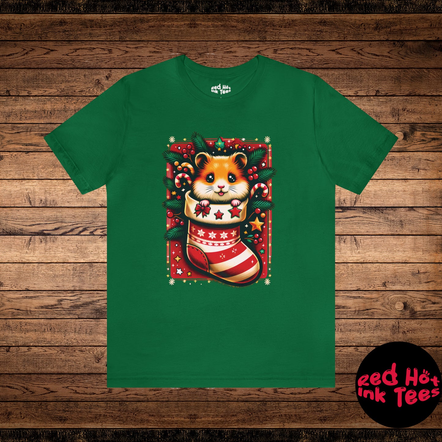 🐹 "Hamster Stocking Tee" 🎄