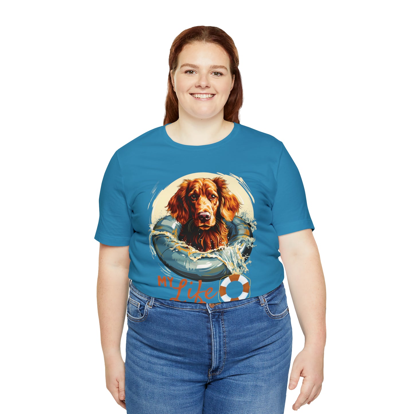 My Life Saver Irish Setter Dog Tee