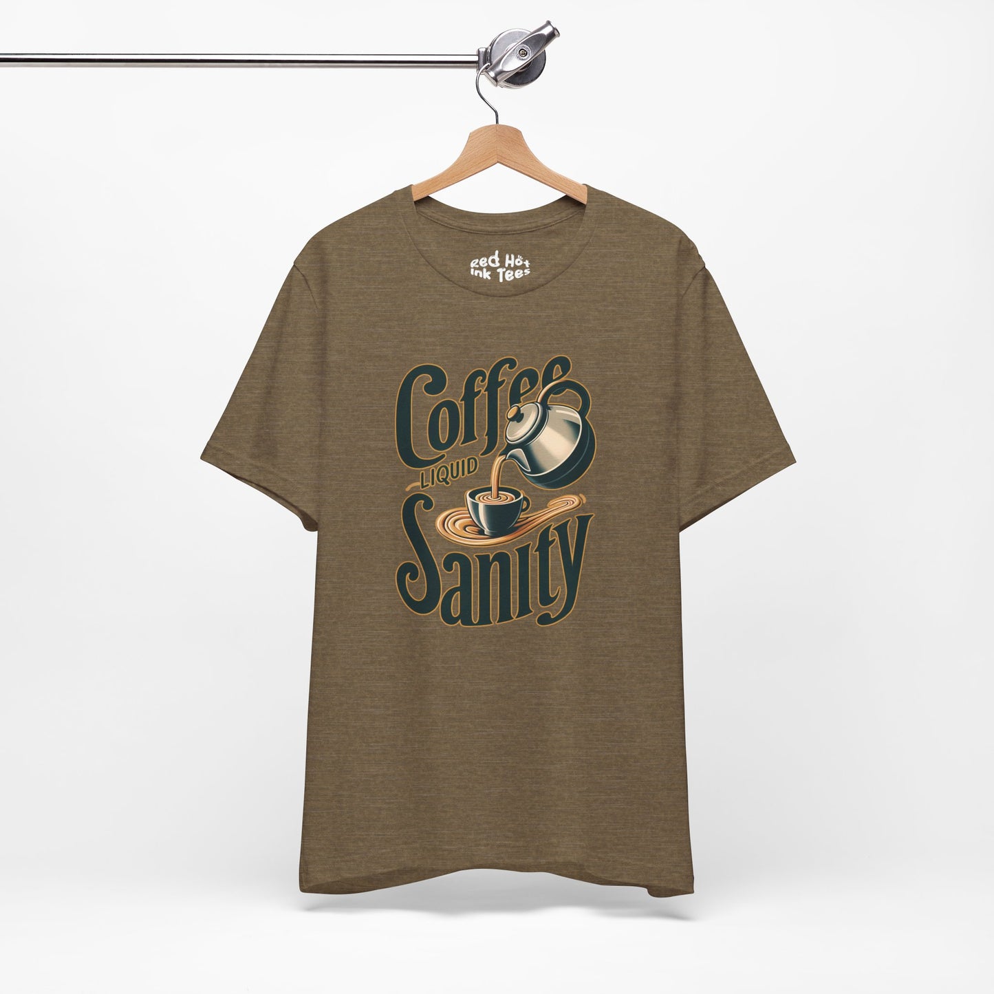 ☕ "Coffee: Liquid Sanity" Retro Coffee T-Shirt ☕