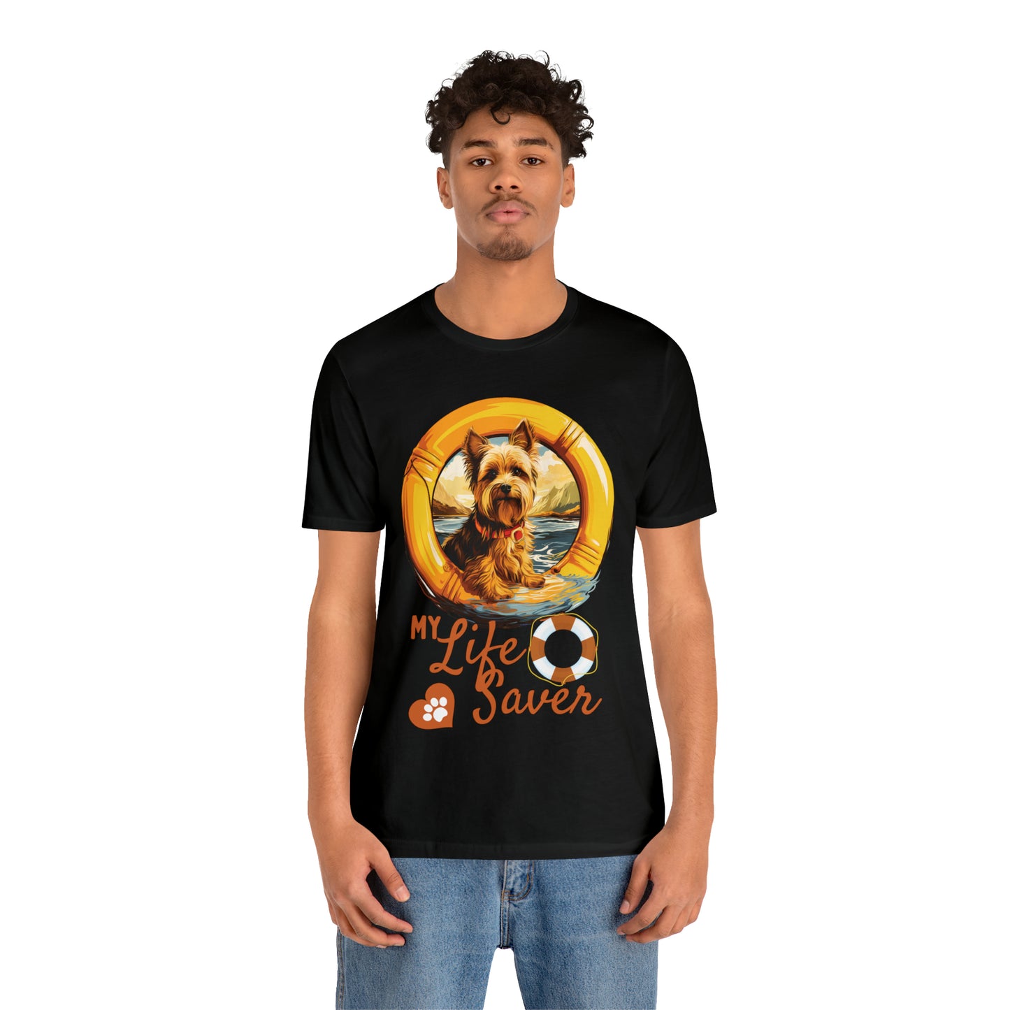 My Life Saver Yorkshire Terrier Dog Tee