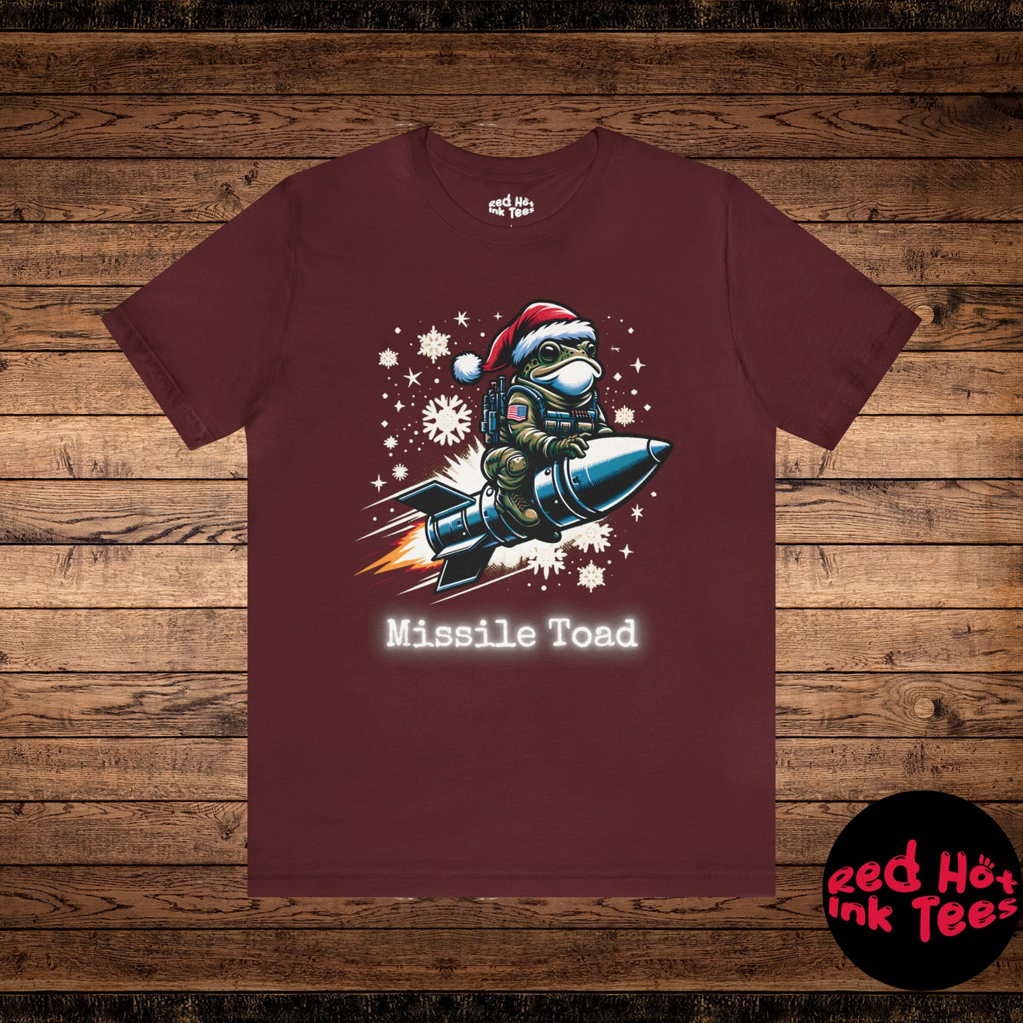 🚀 "Missile Toad 2: The Holiday Hop" Tee