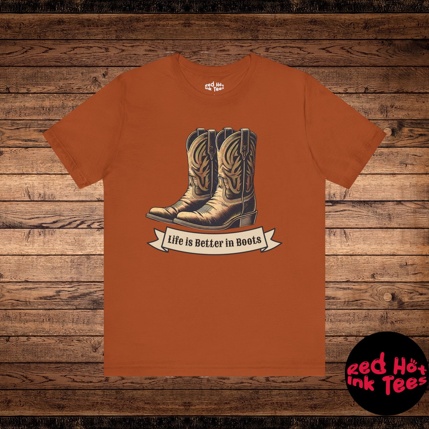 🤠 "Life is Better in Boots" Vintage Cowboy T-Shirt 🤠