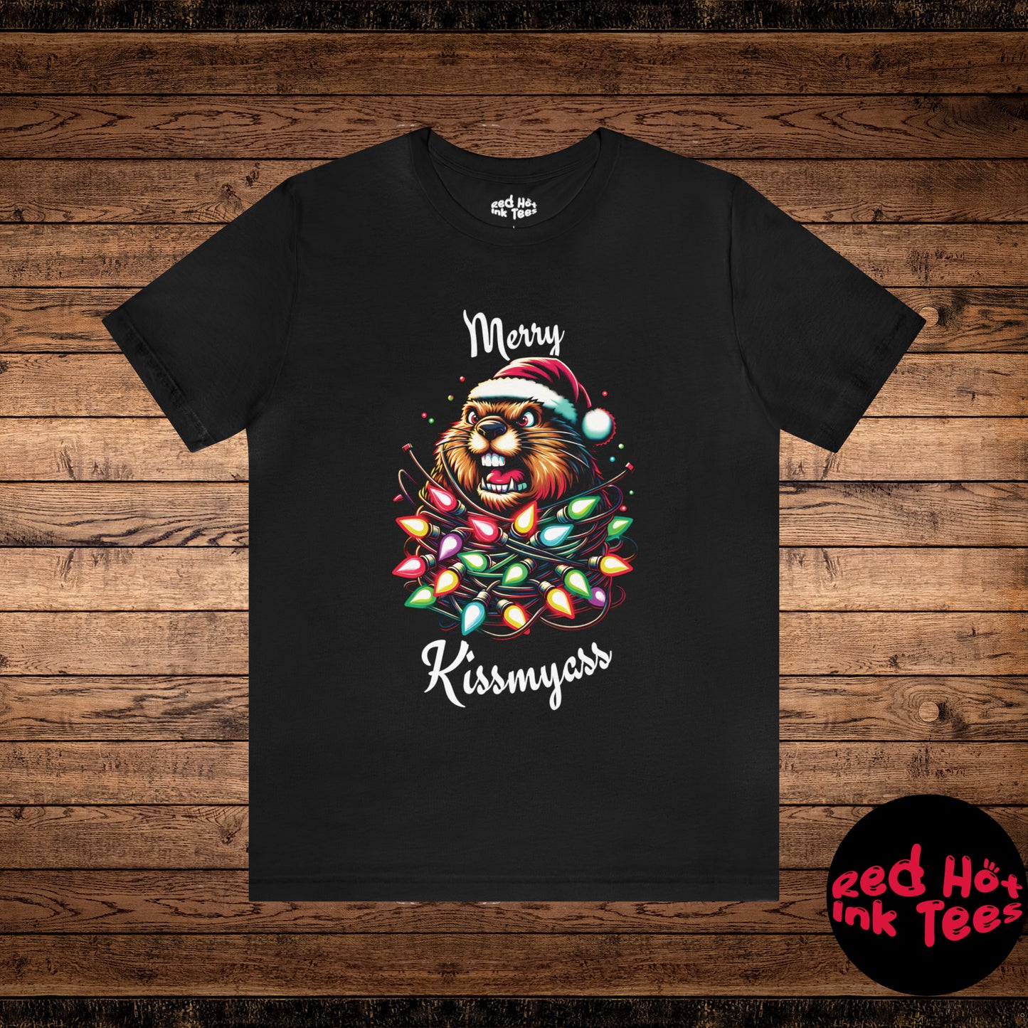 Merry Kissmyass Groundhog Tee