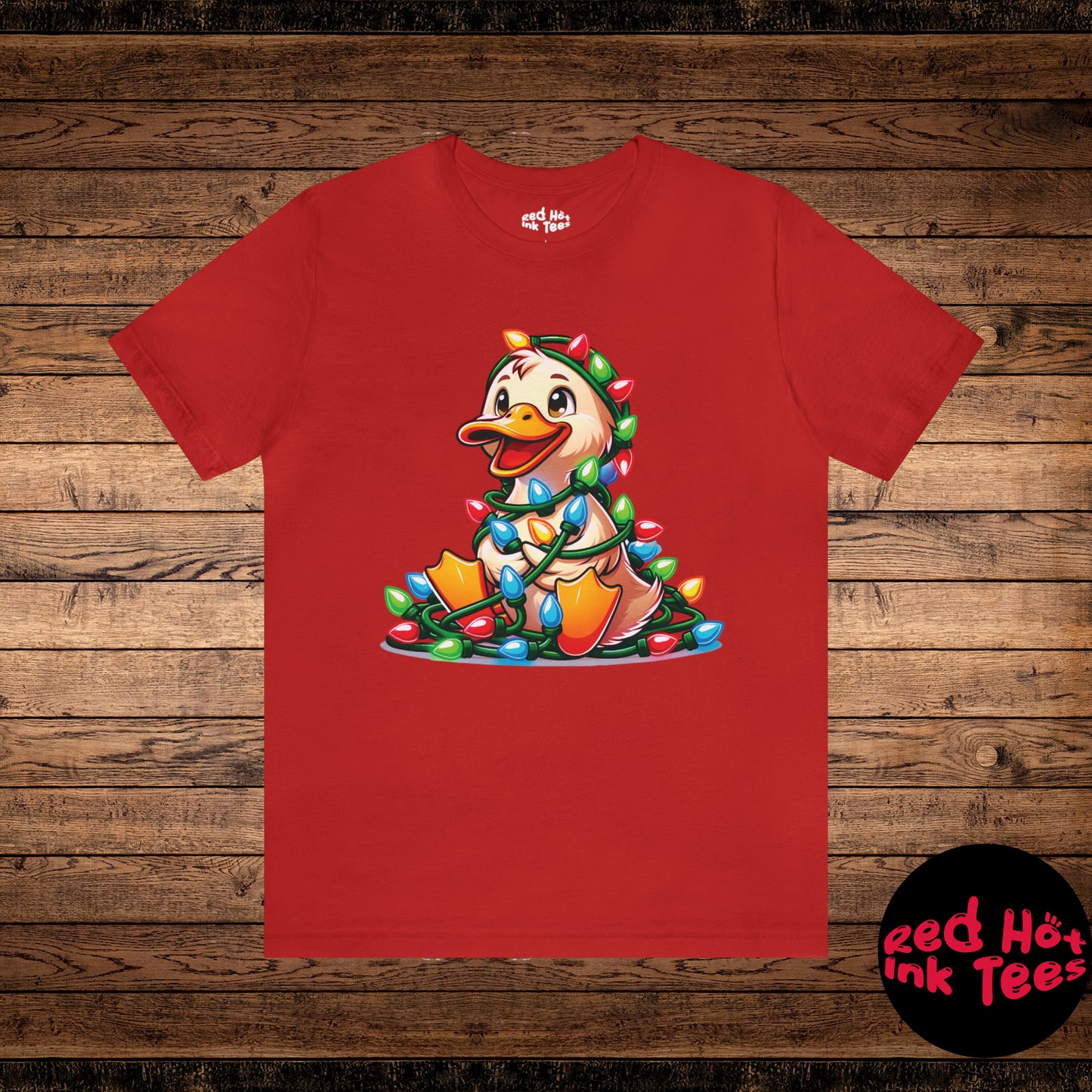 Duck Christmas Entanglement Tee