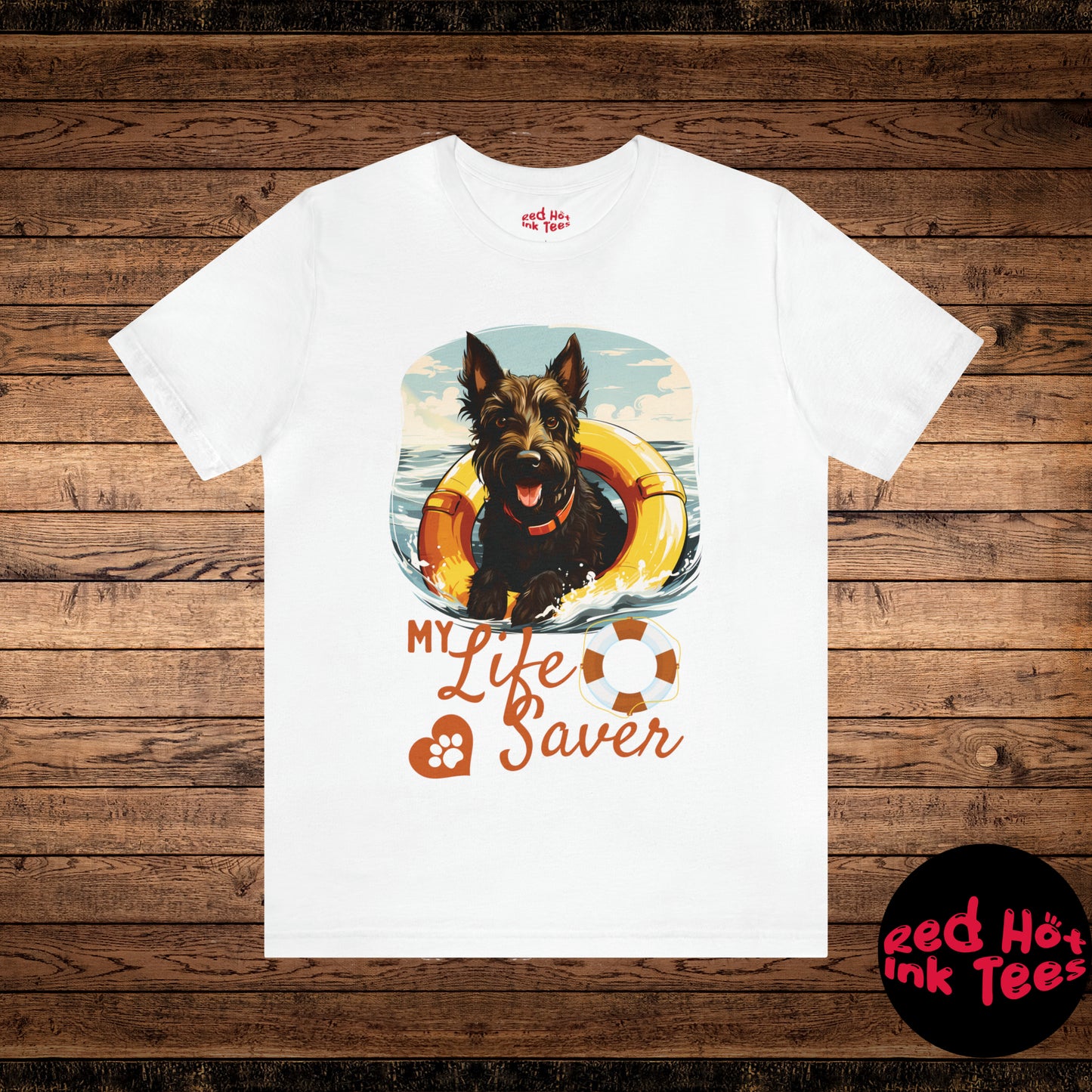 My Life Saver Scottish Terrier Dog Tee