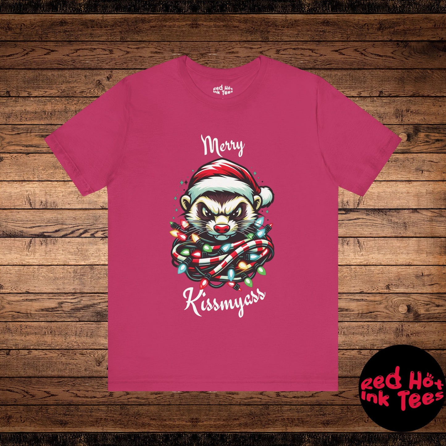 Merry Kissmyass Ferret Tee