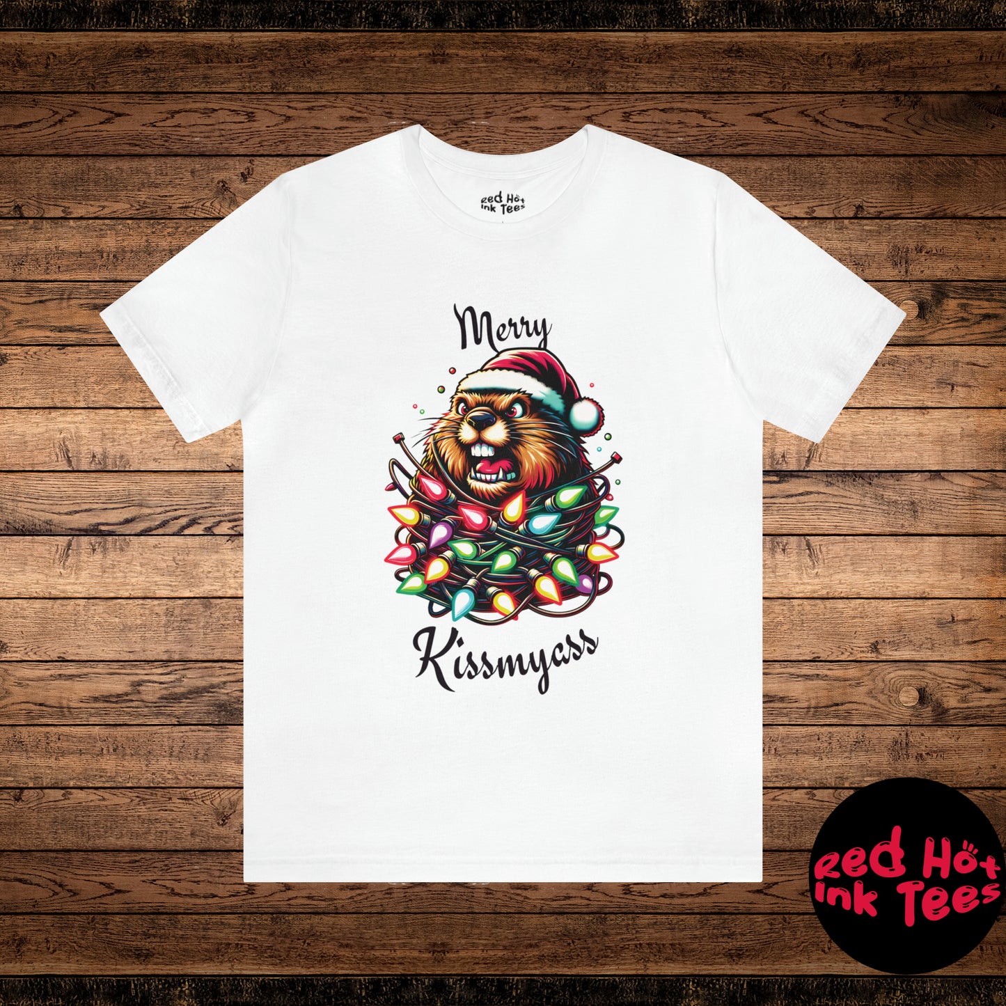 Merry Kissmyass Groundhog Tee