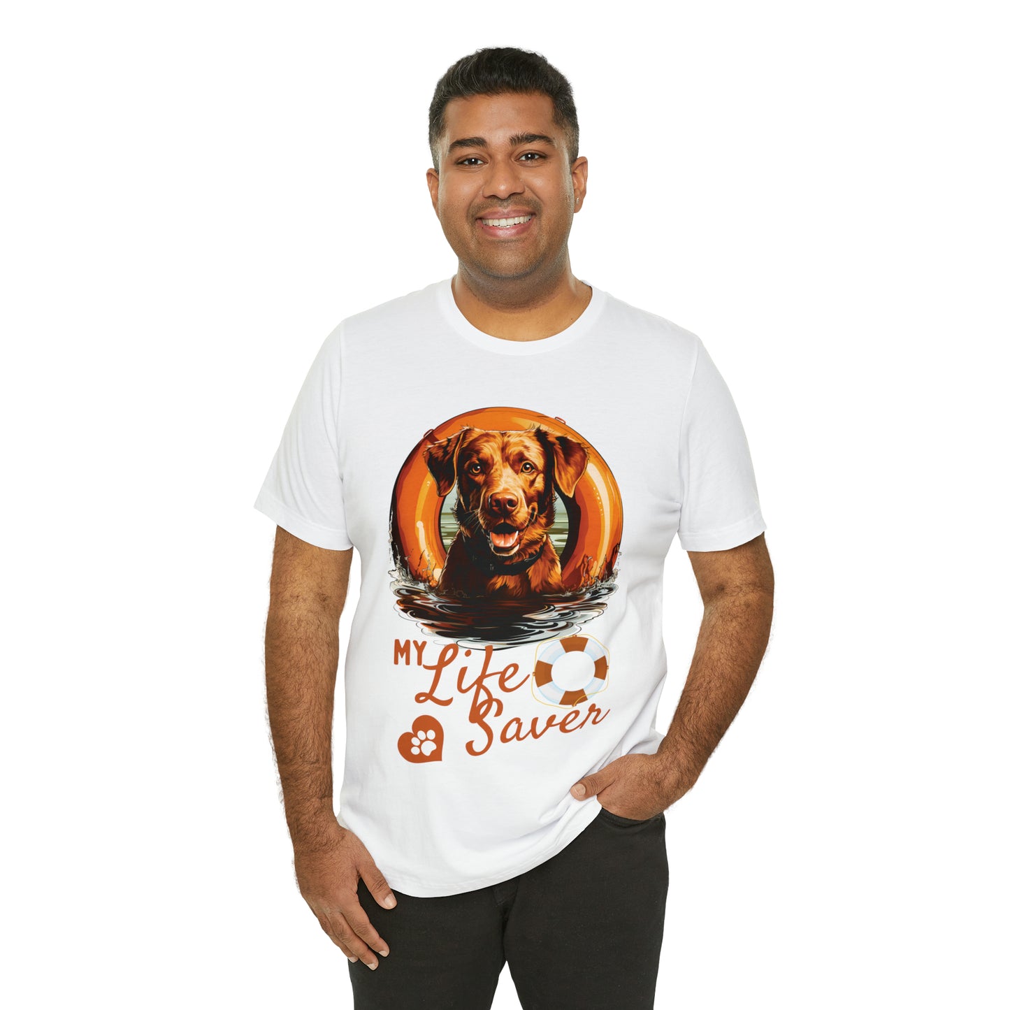 My Life Saver Chesapeake Bay Retriever Dog Tee