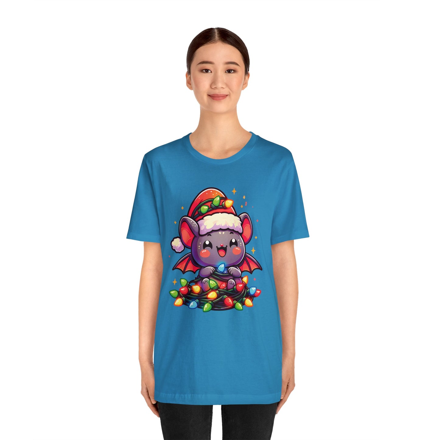 Bat Christmas Entanglement Tee