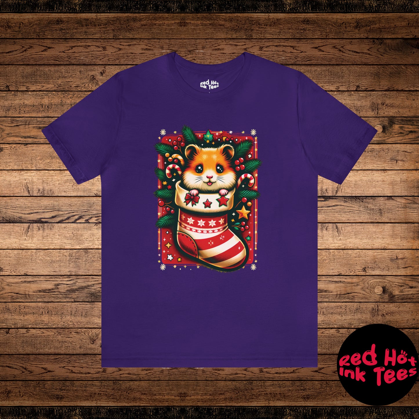 🐹 "Hamster Stocking Tee" 🎄