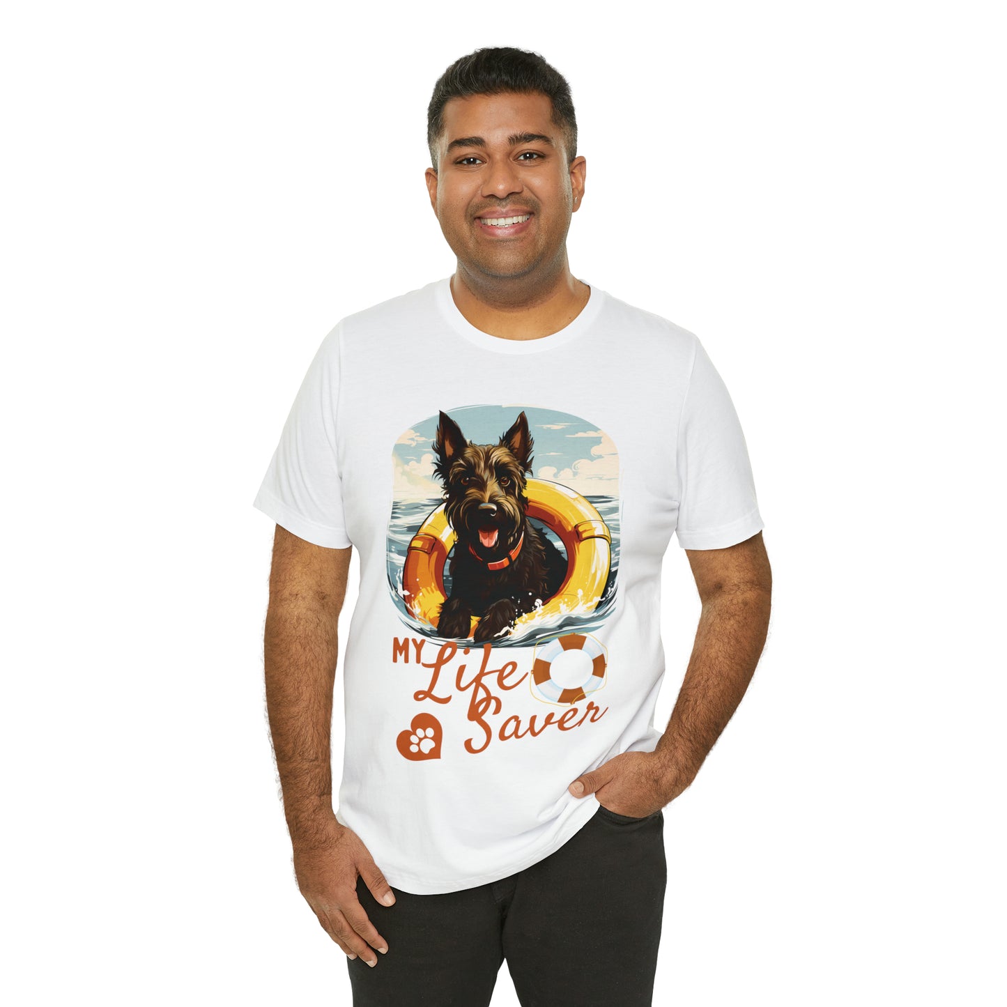 My Life Saver Scottish Terrier Dog Tee