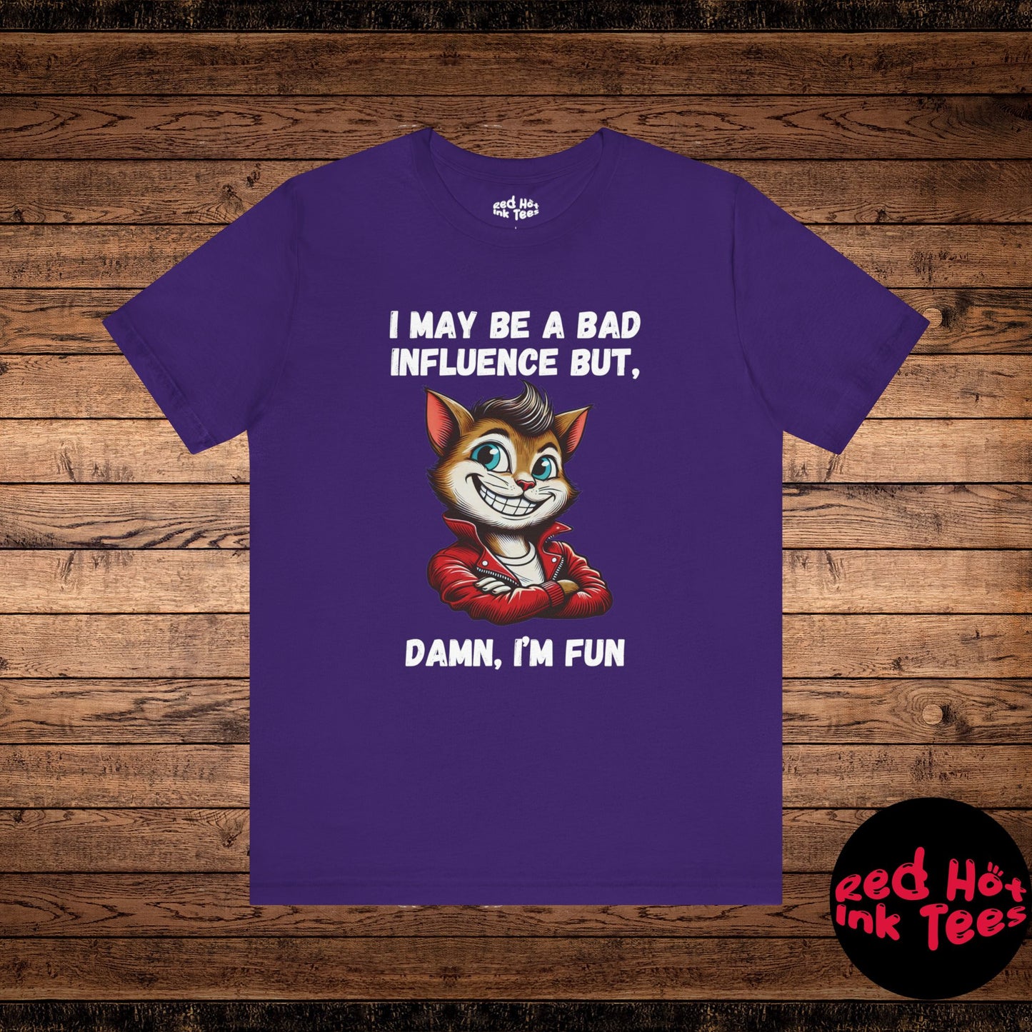 Cat Damn I'm Fun Tee