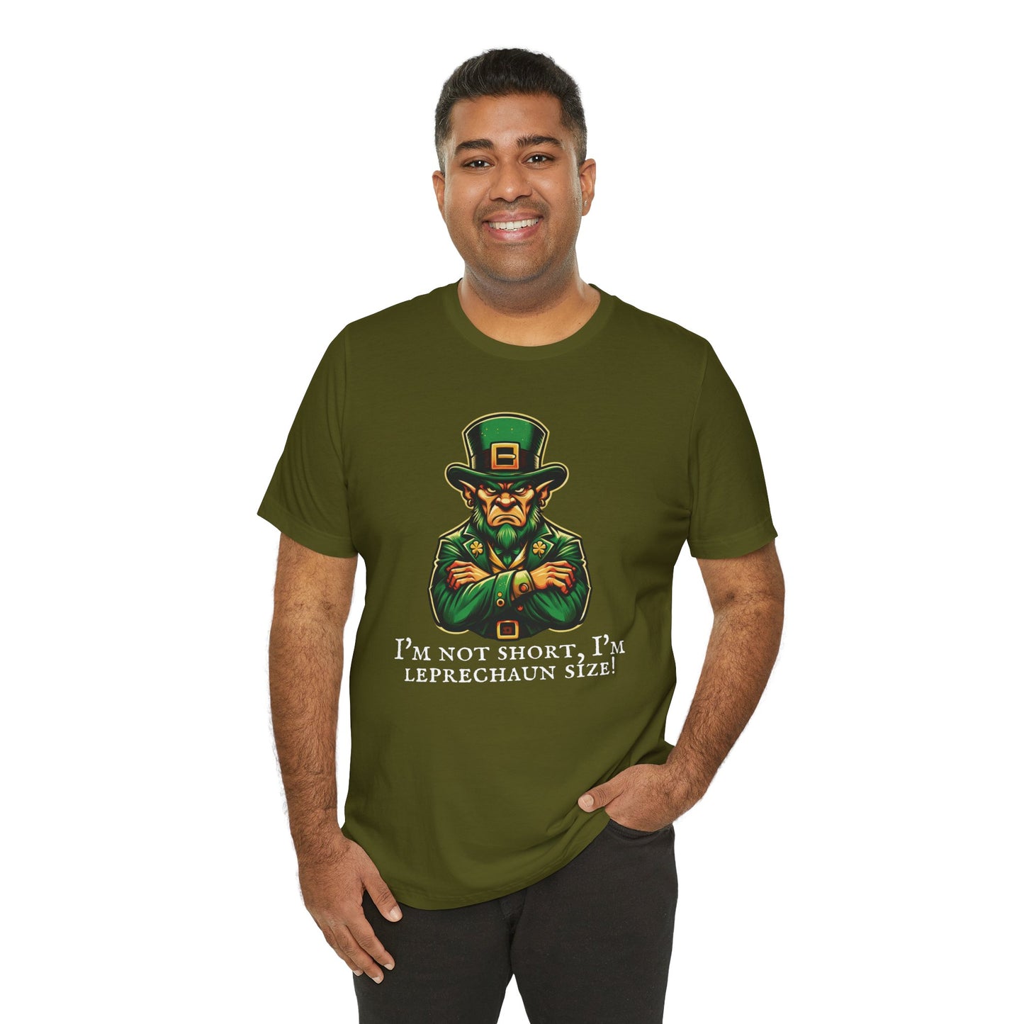 His I'm Not Short, I'm Leprechaun Size! Tee