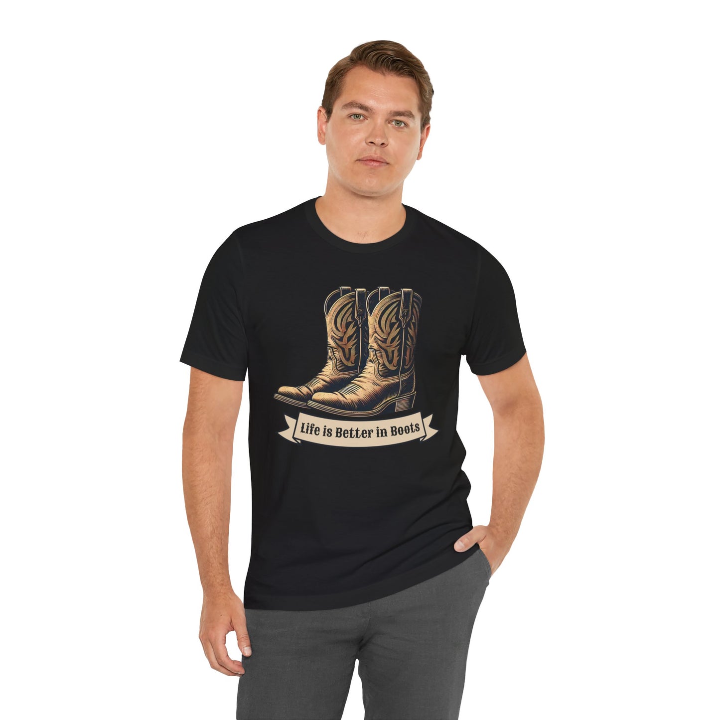 🤠 "Life is Better in Boots" Vintage Cowboy T-Shirt 🤠