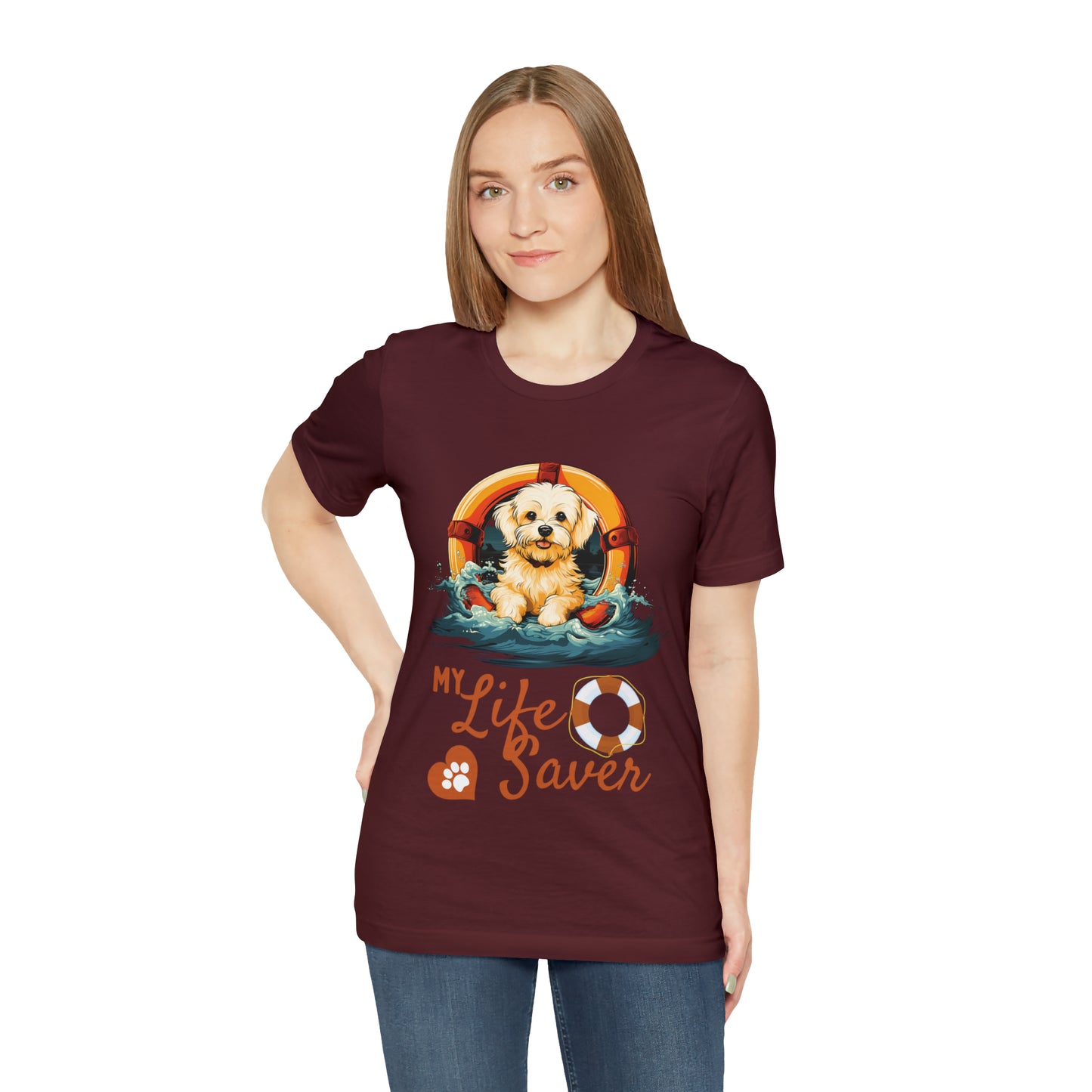 My Life Saver Maltese Dog Tee