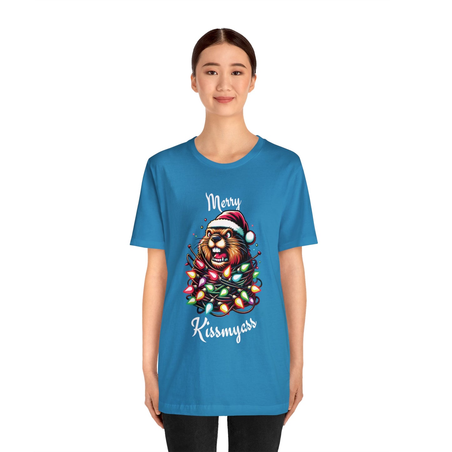 Merry Kissmyass Groundhog Tee