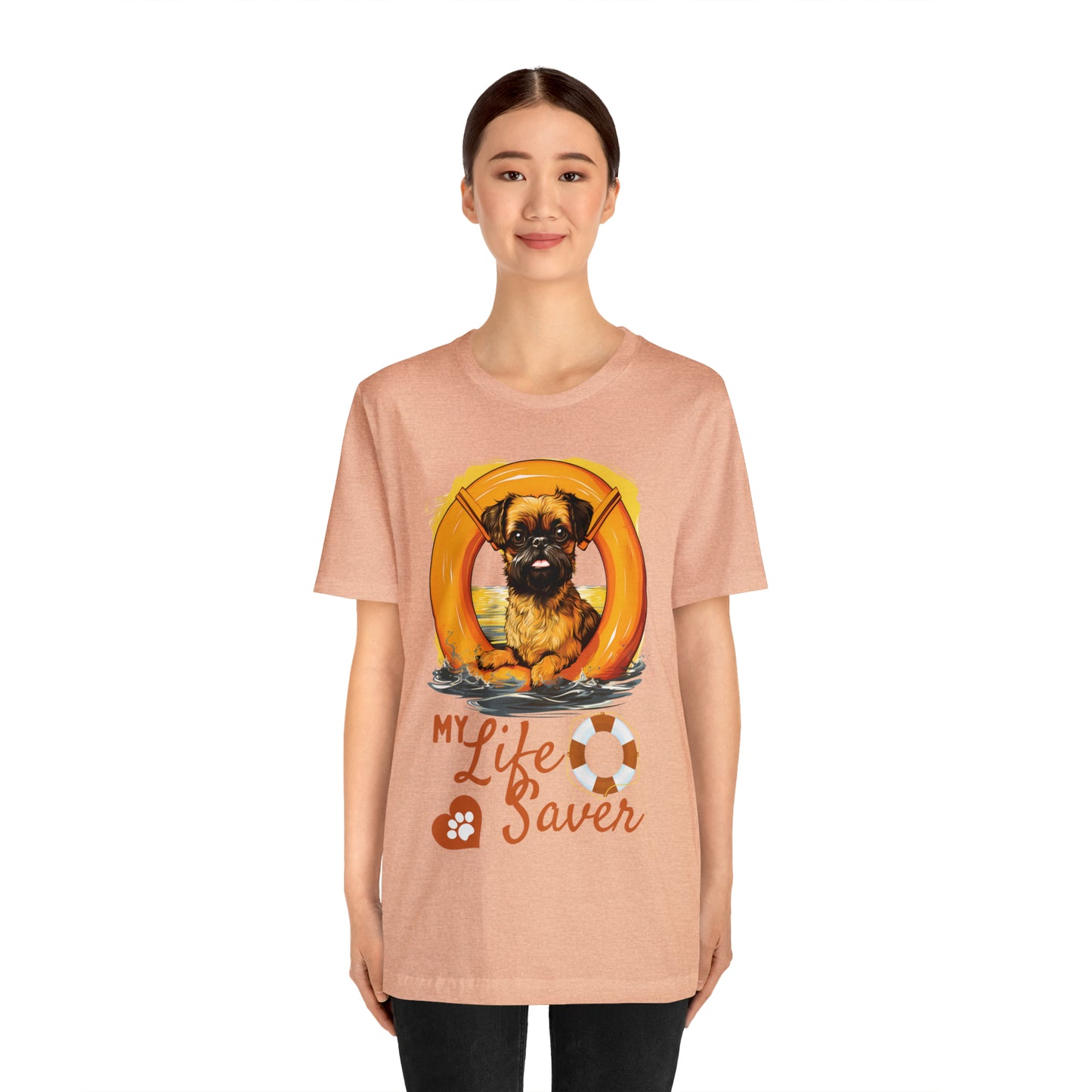 My Life Saver Brussels Griffon Dog Tee