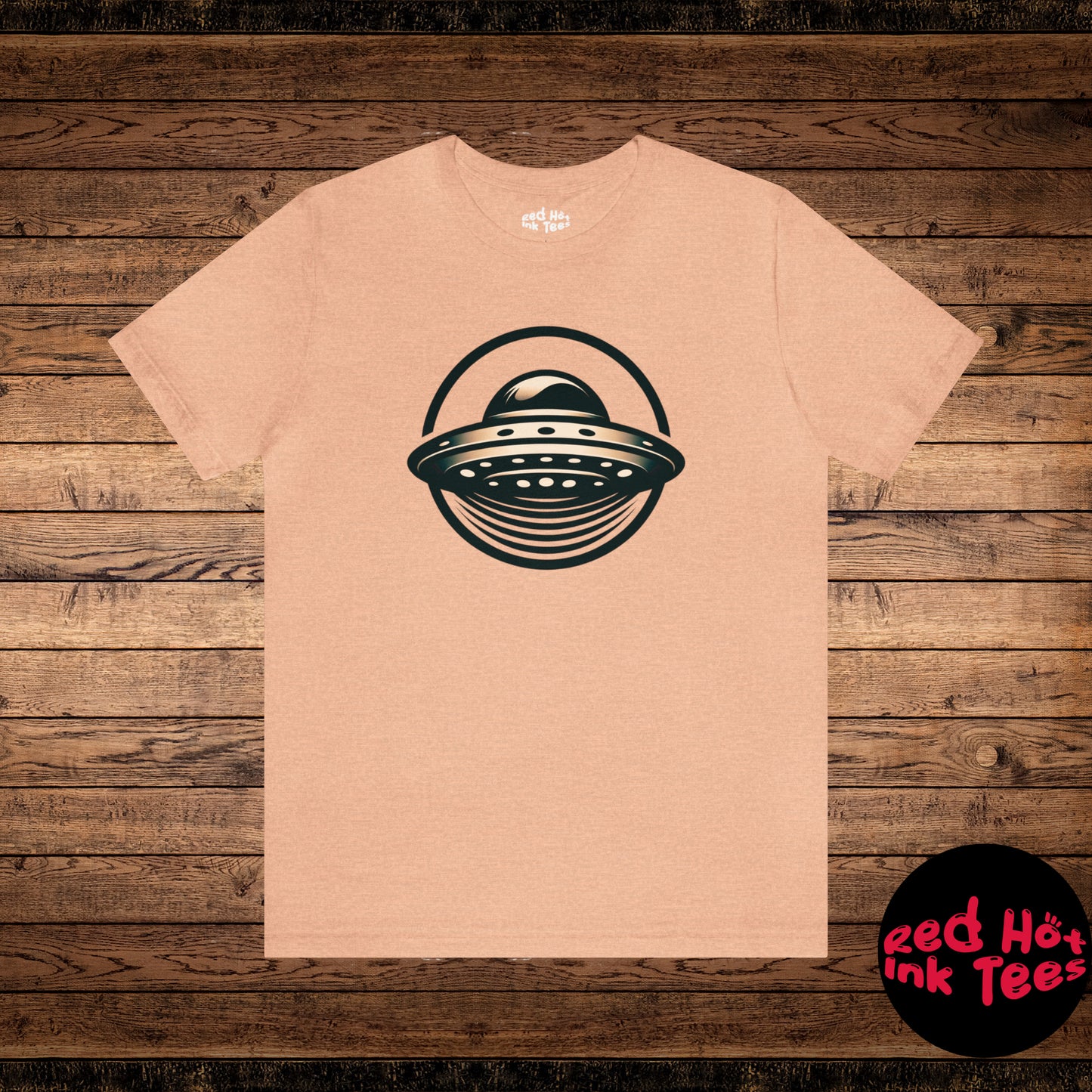 🛸 "Sleek Saucer: Minimalist UFO" Tee