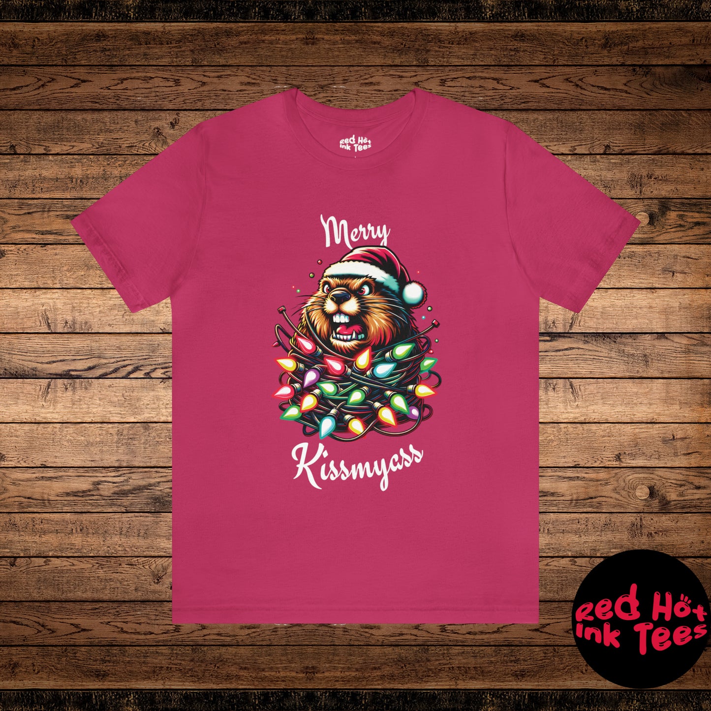 Merry Kissmyass Groundhog Tee