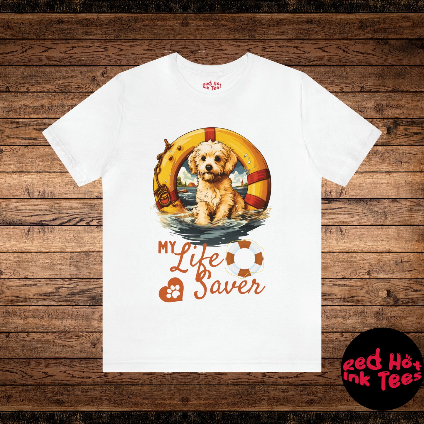 My Life Saver Bolognese Dog Tee