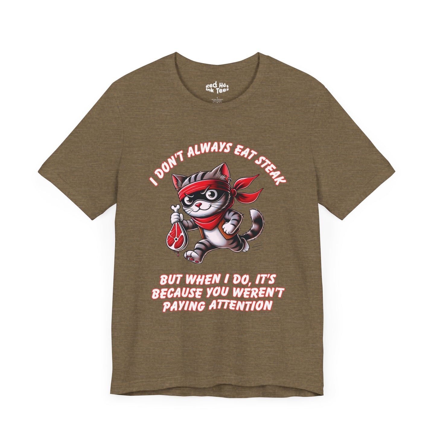 Cat Bandit Steak Tee