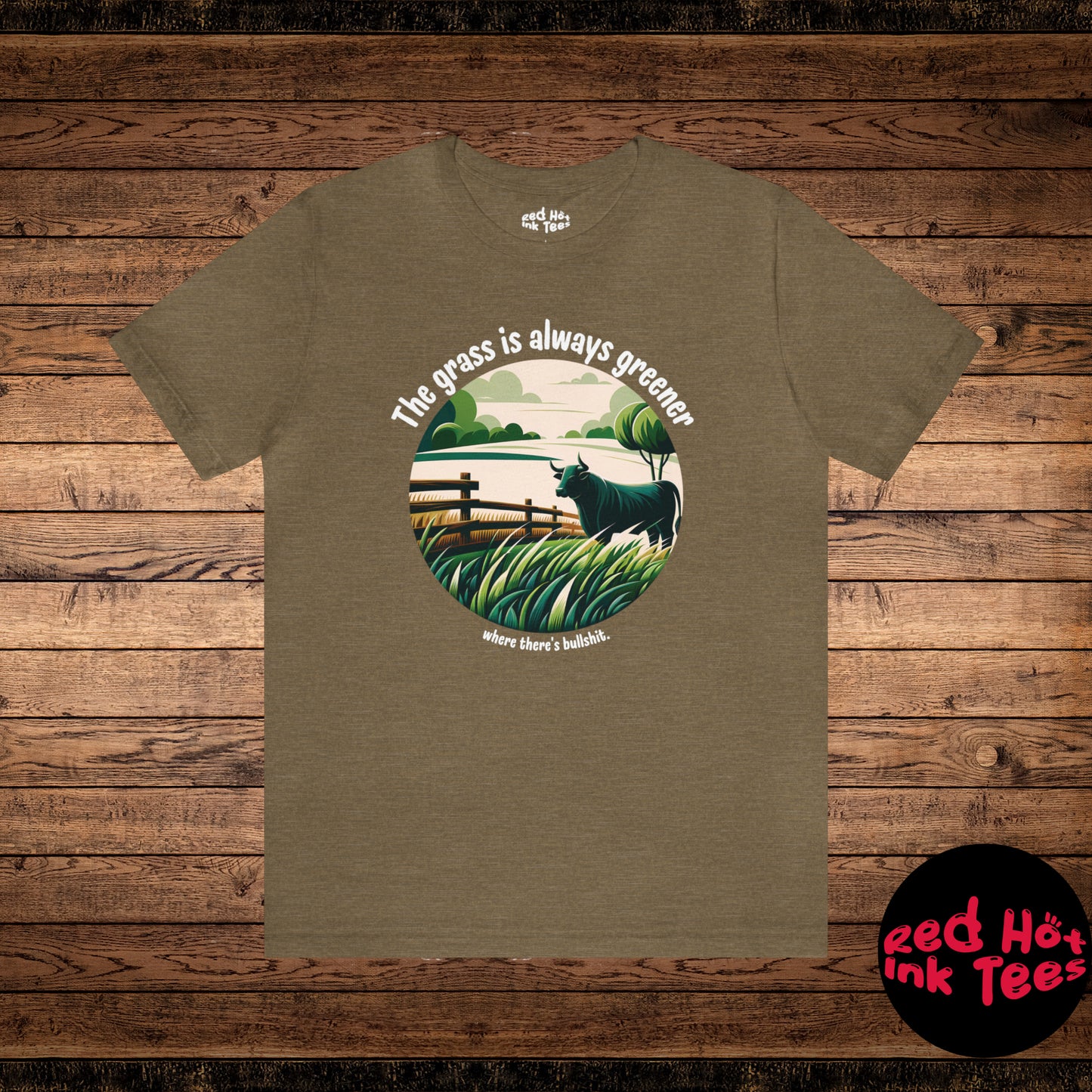 🐄 The Grass is Always Greener Tee 🌱