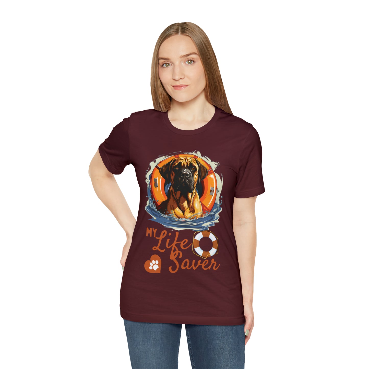 My Life Saver English Mastiff Dog Tee