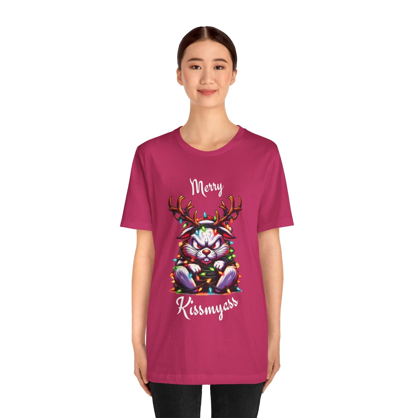 Merry Kissmyass Jackalope Tee