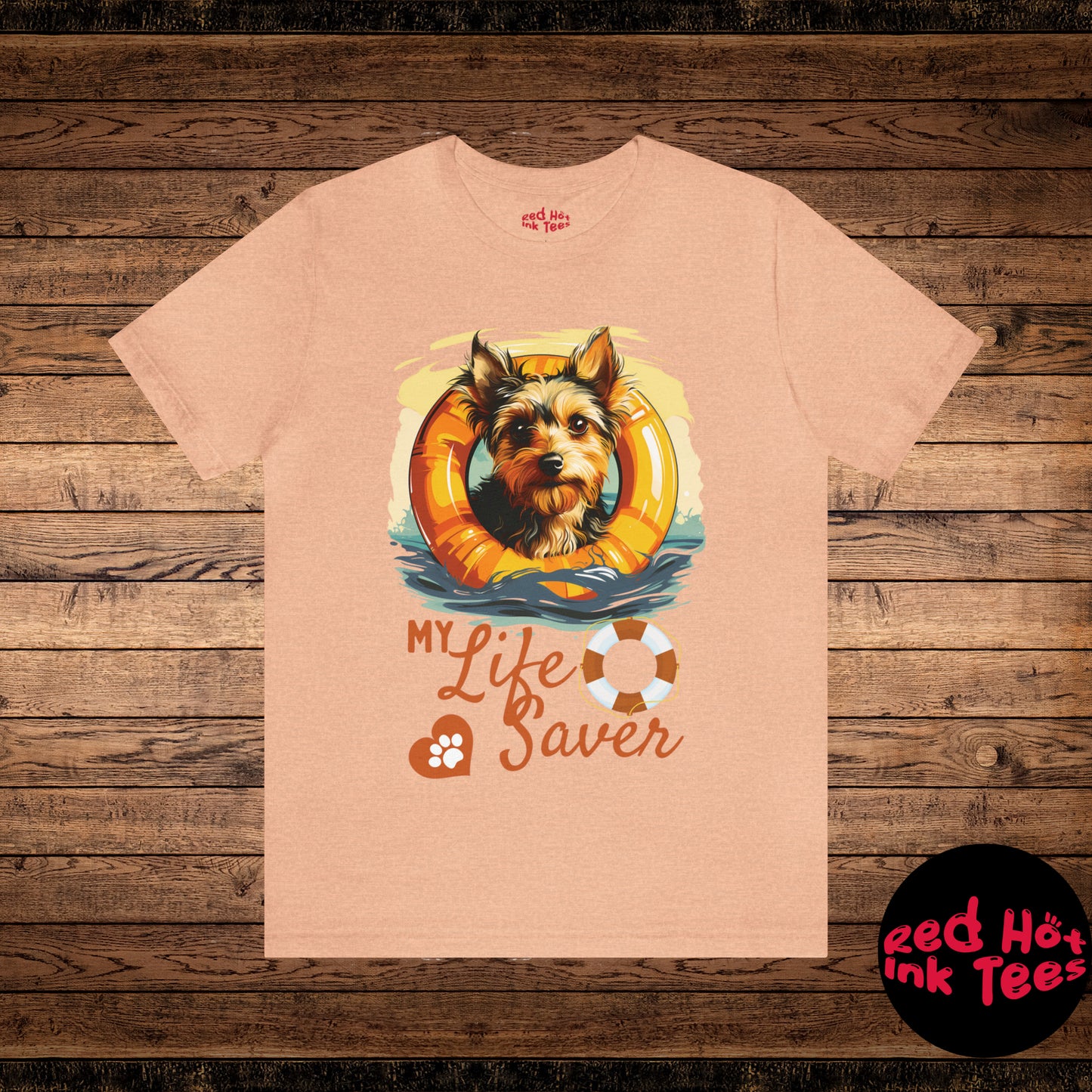 My Life Saver Silky Terrier Dog Tee