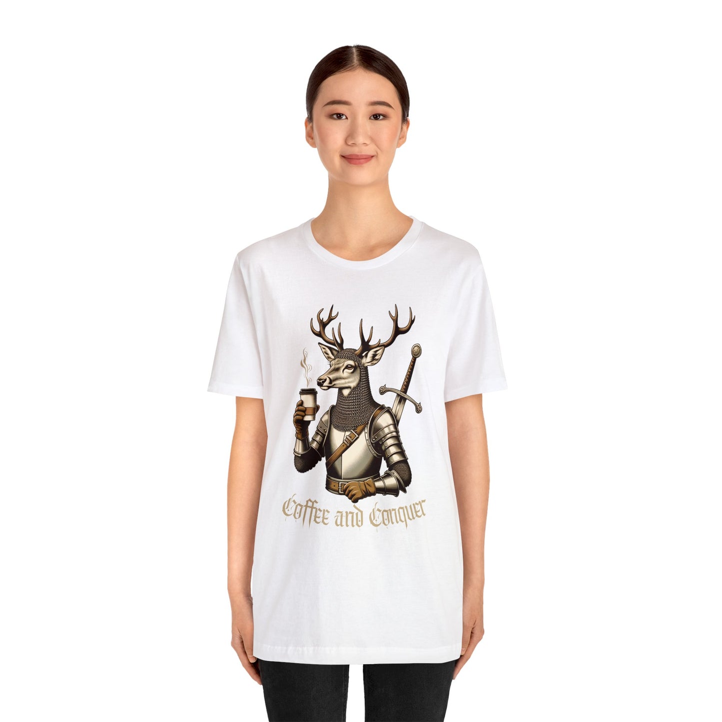 🦌 Coffee and Conquer Deer Tee 🦌