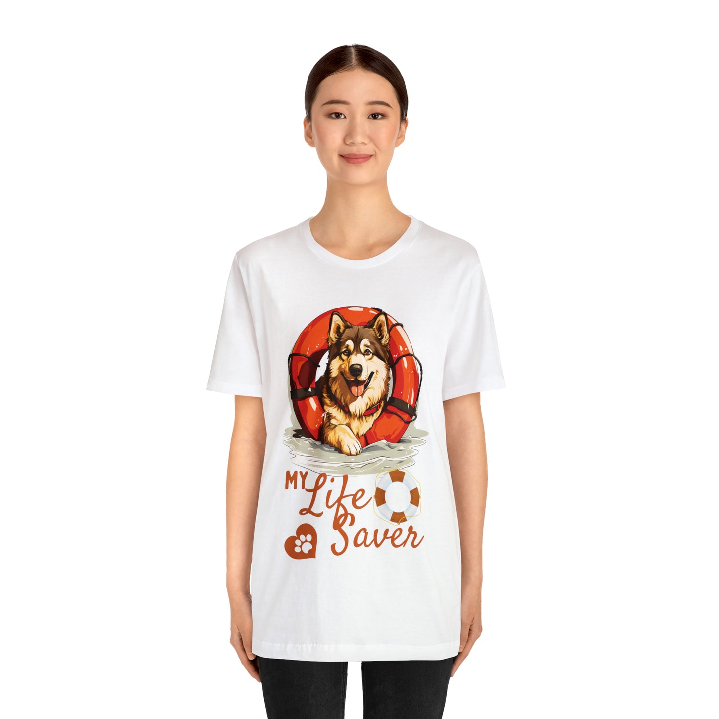 My Life Saver Alaskan Malamute Dog Tee