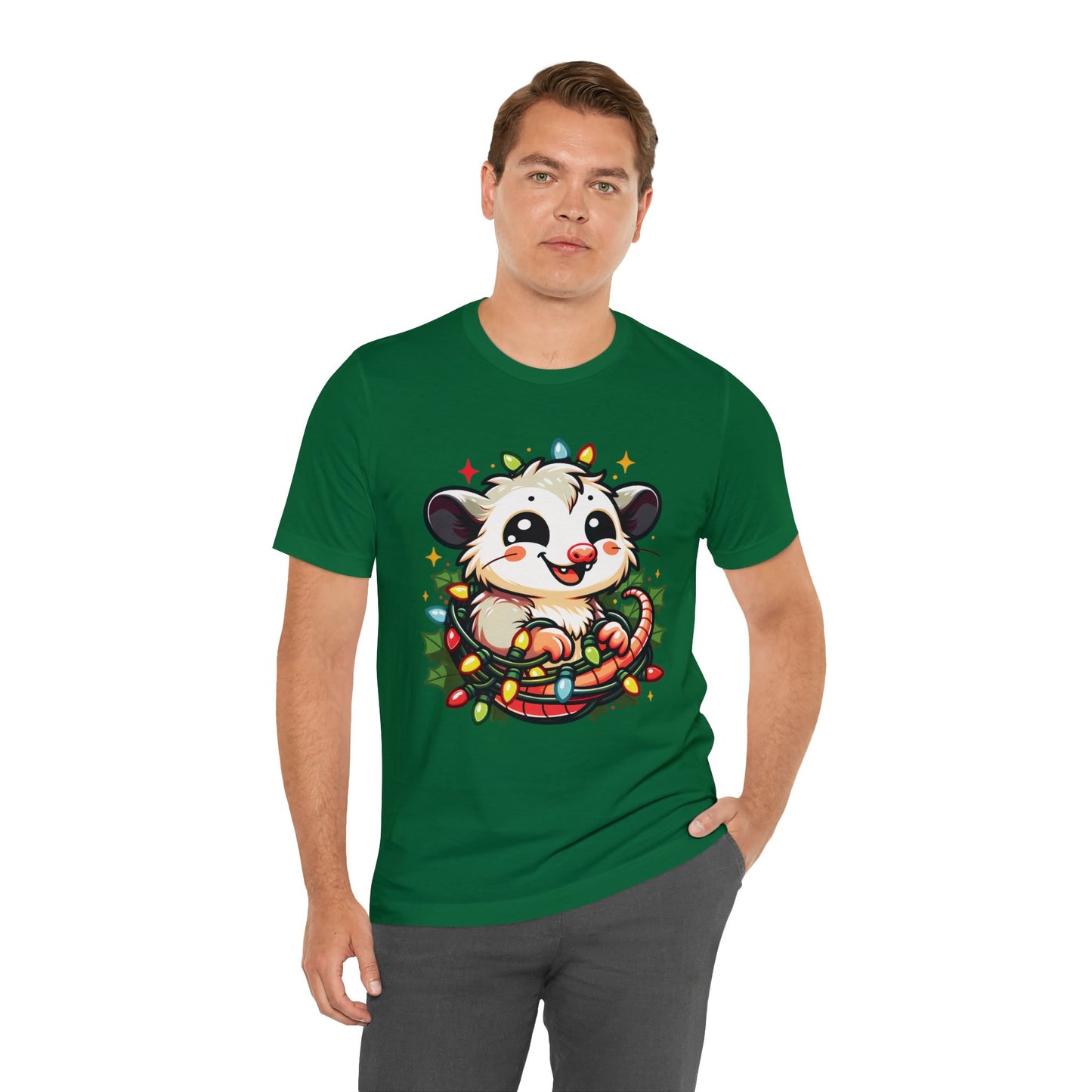 Opossum Christmas Entanglement Tee