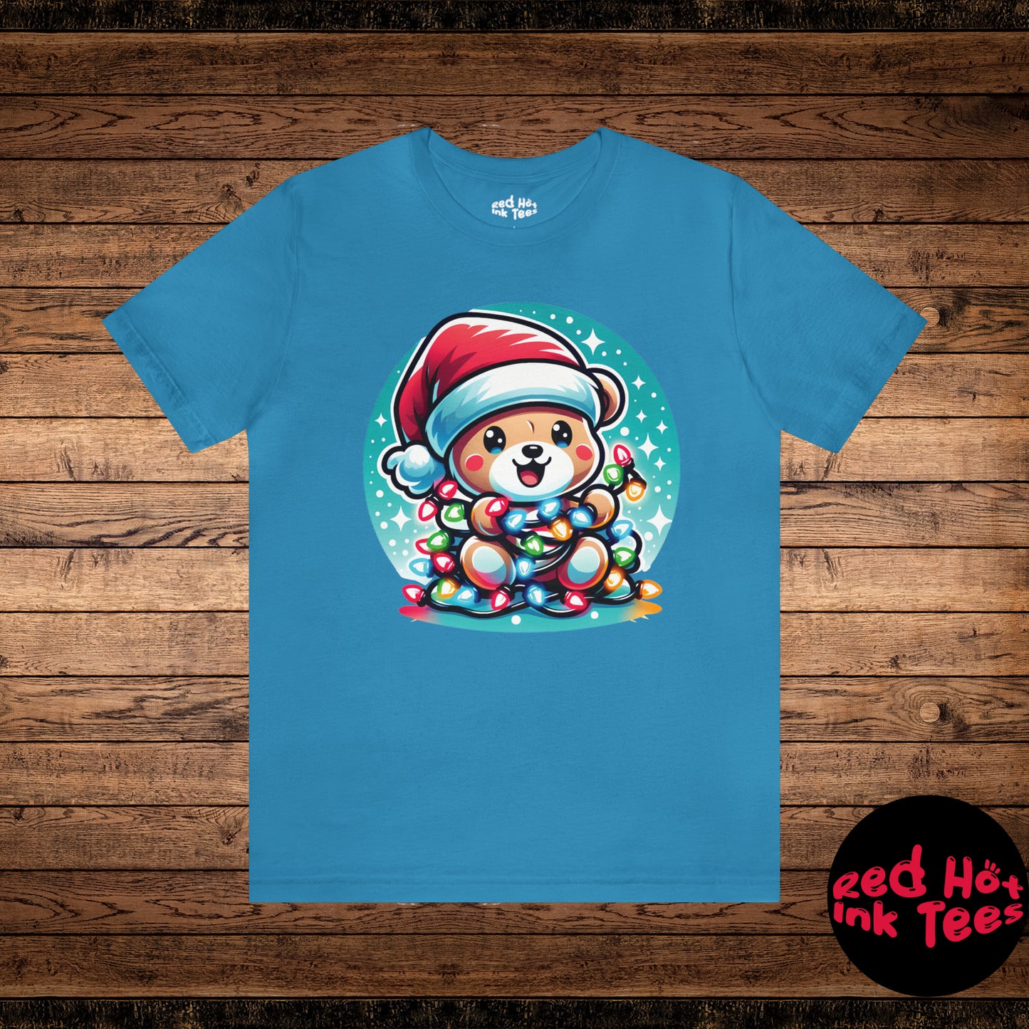 Bear Christmas Entanglement Tee