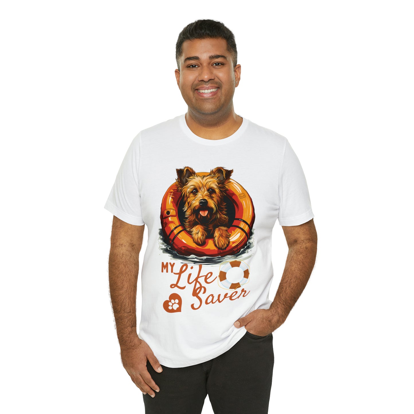 My Life Saver Australian Terrier Dog Tee