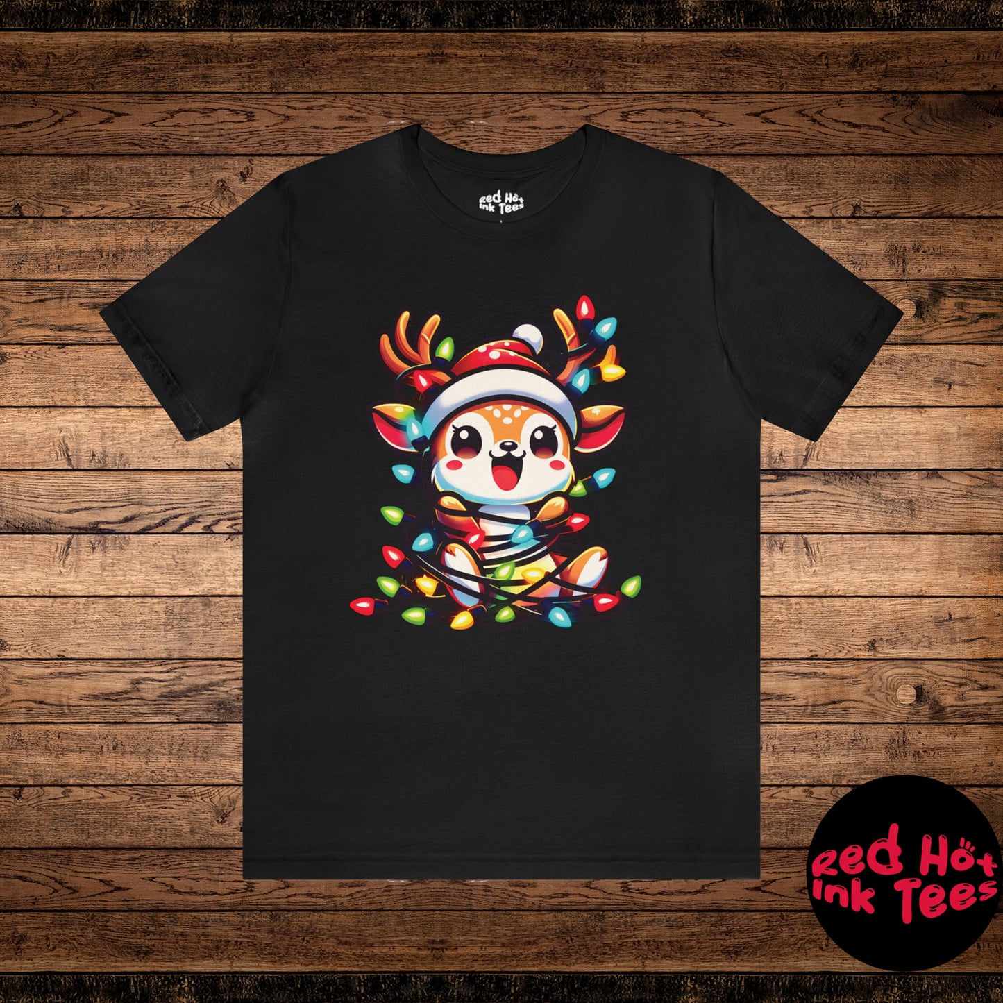 Deer Christmas Entanglement Tee