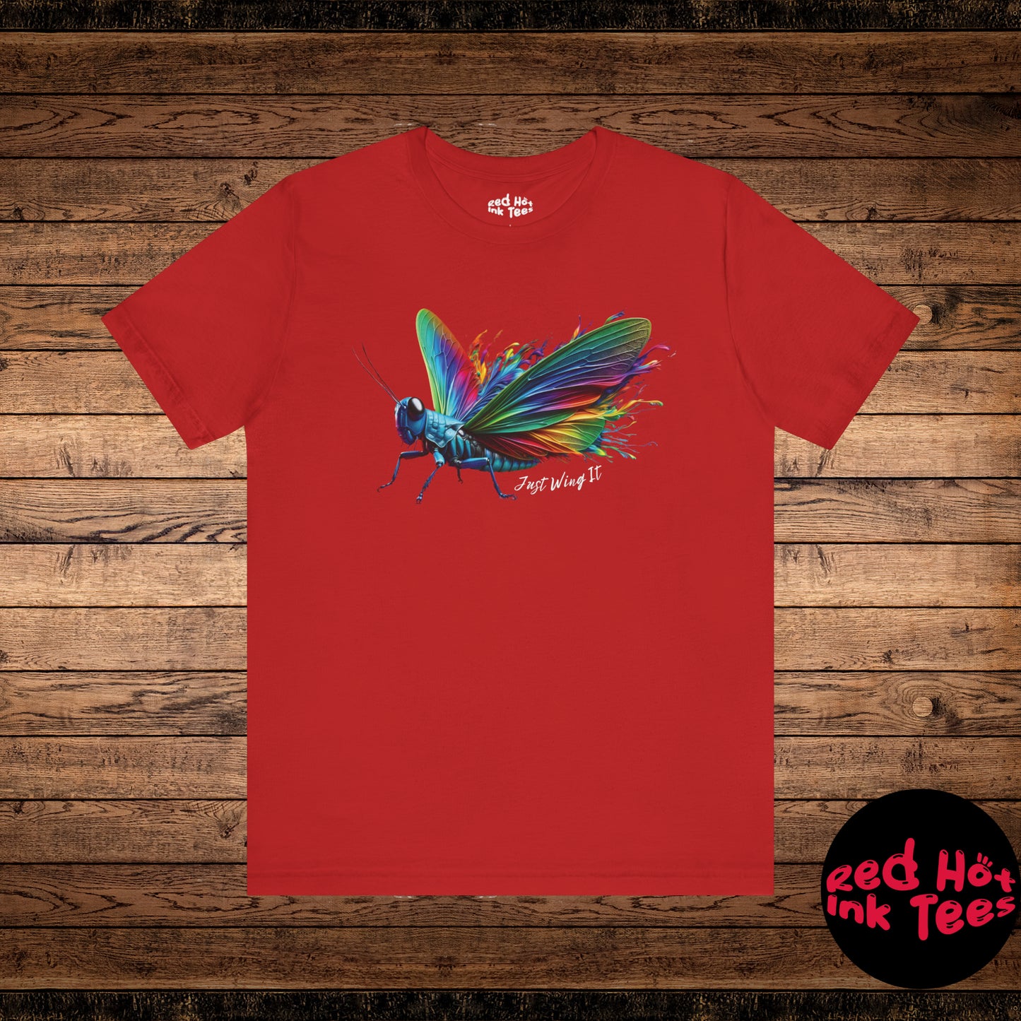 🌈 "Just Wing It Grasshopper Tee" 🌈