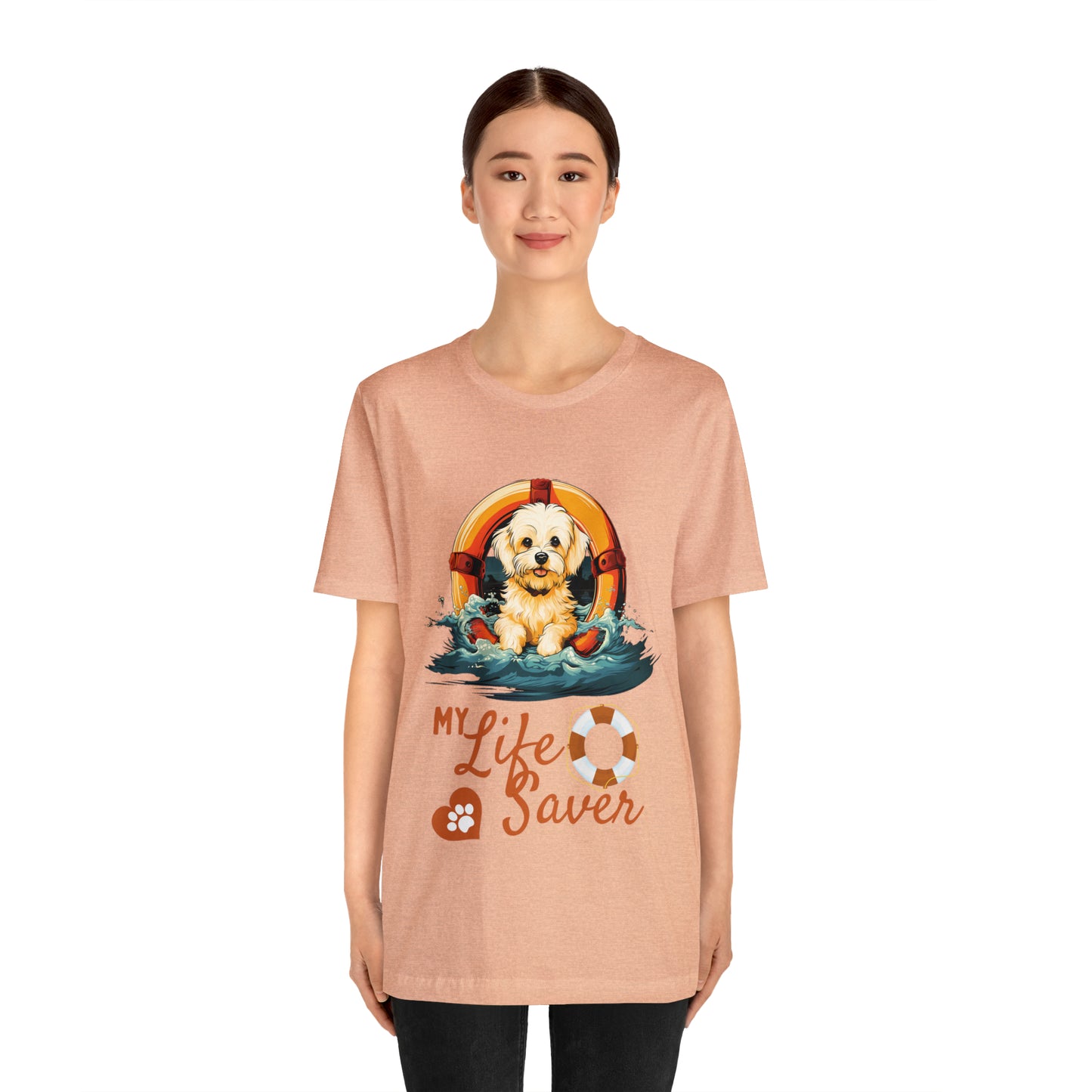 My Life Saver Maltese Dog Tee