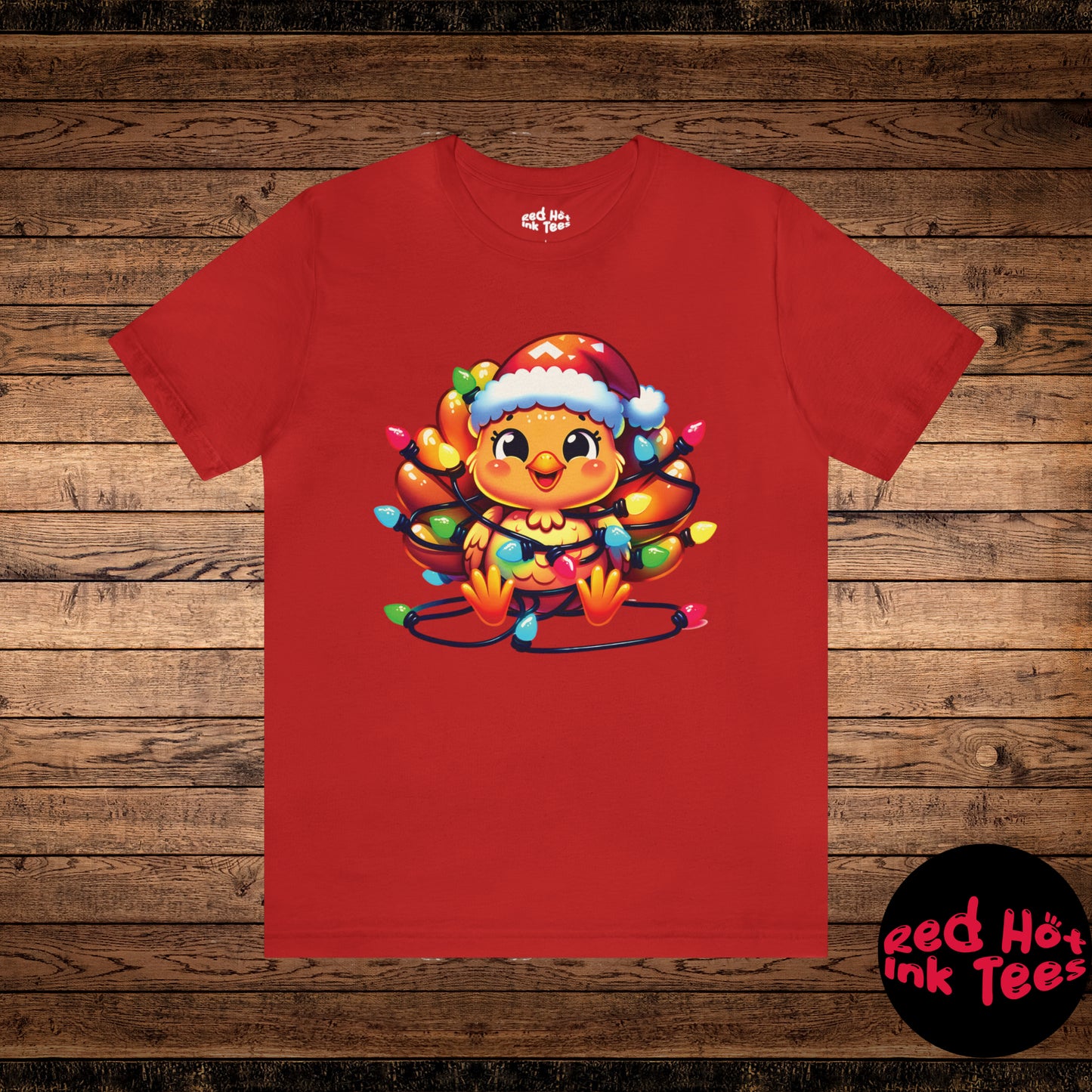 Turkey Christmas Entanglement Tee