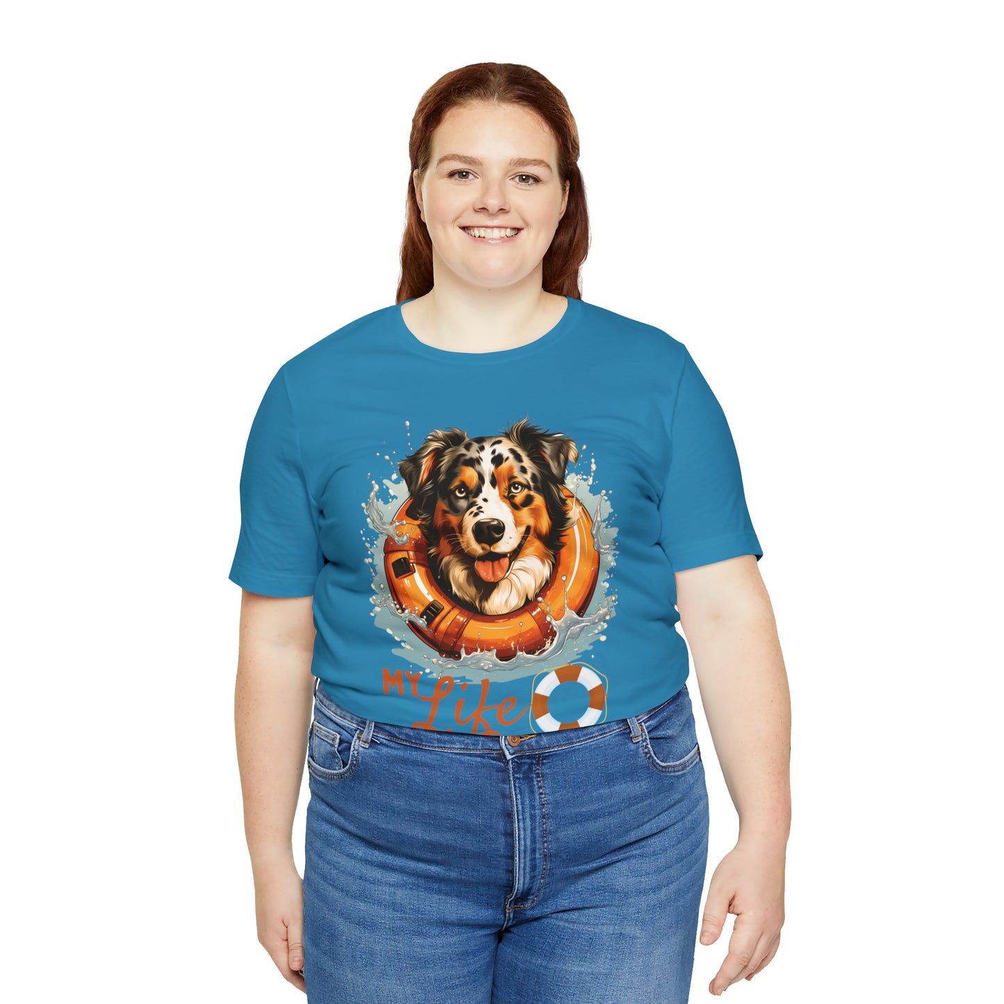 My Life Saver Australian Shepherd Dog Tee