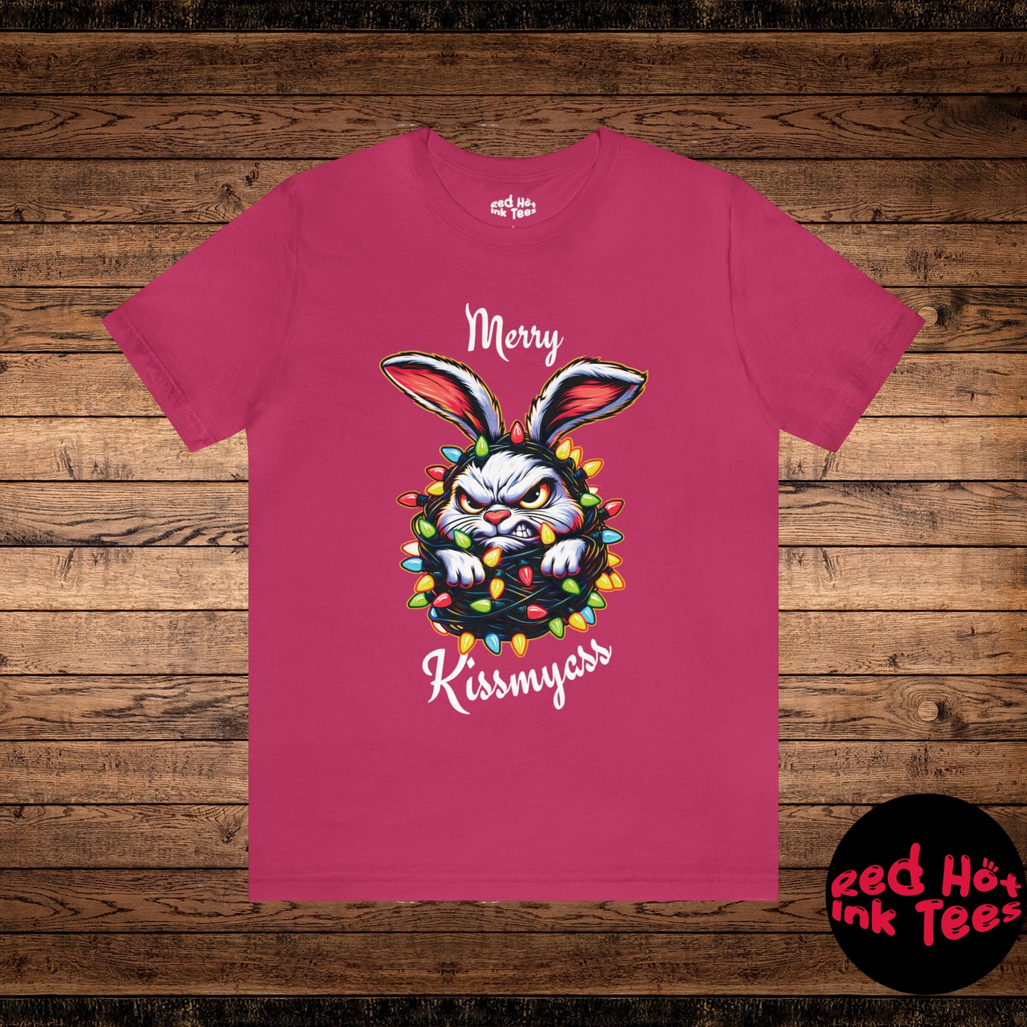 Merry Kissmyass Rabbit Tee