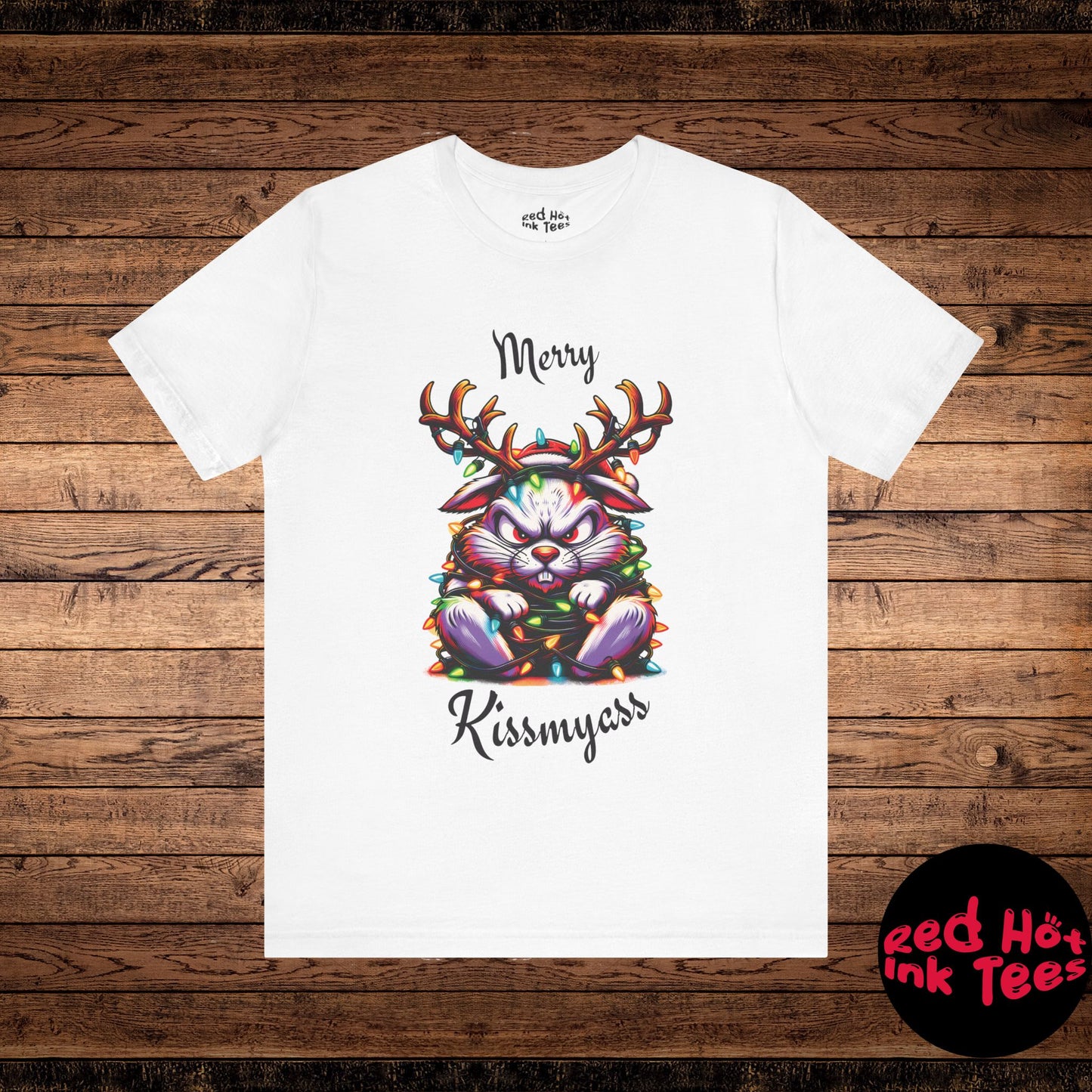 Merry Kissmyass Jackalope Tee