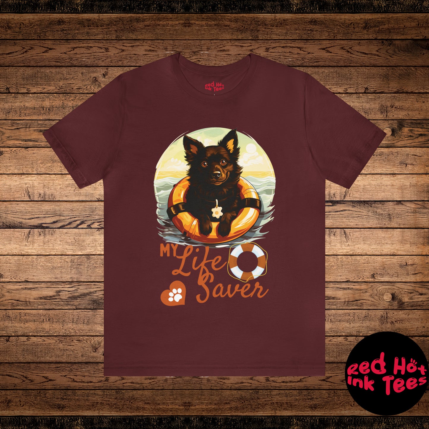 My Life Saver Schipperke Dog Tee