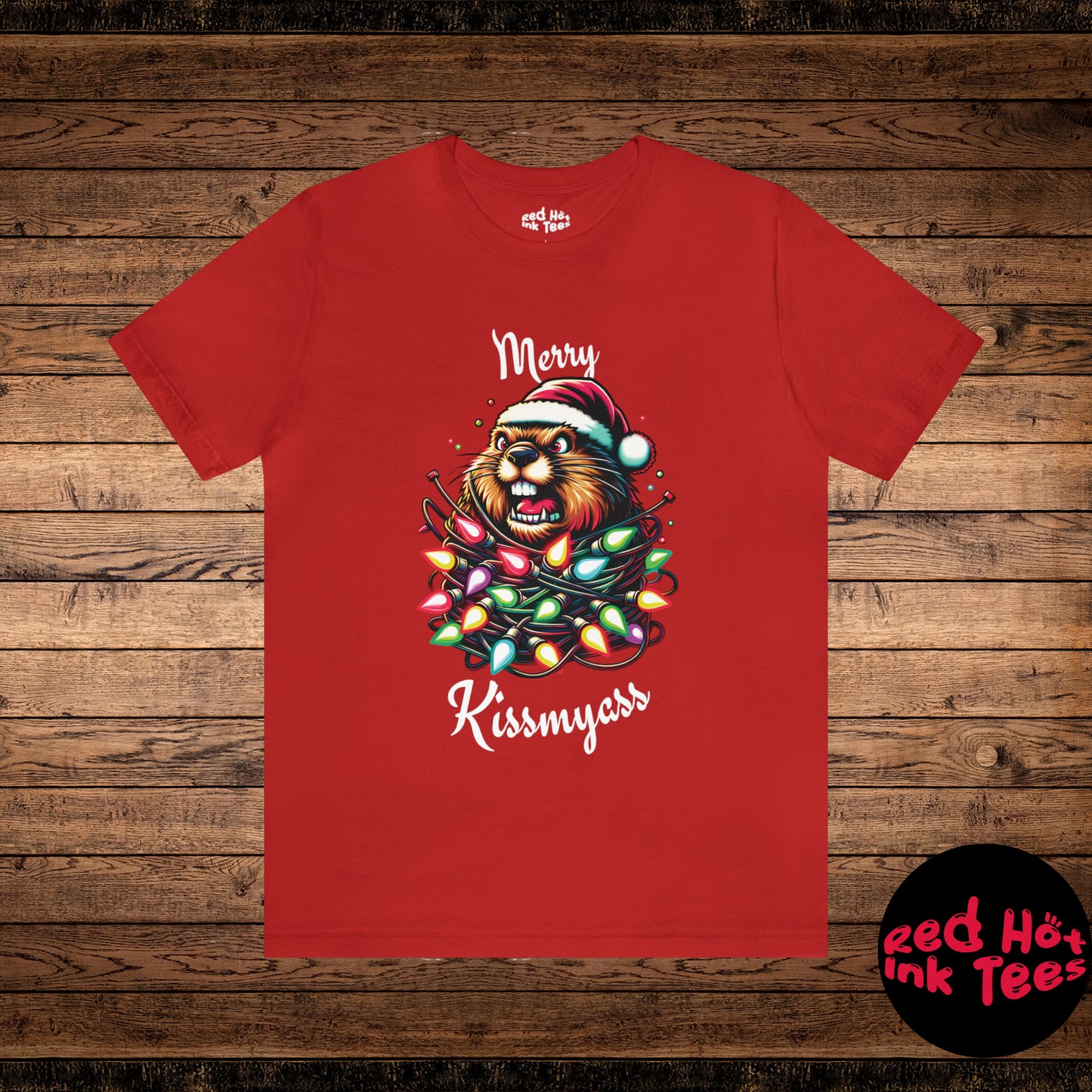 Merry Kissmyass Groundhog Tee