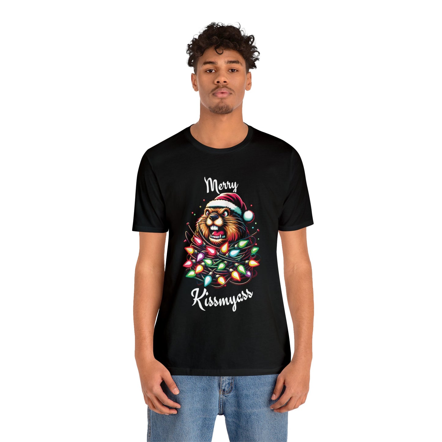 Merry Kissmyass Groundhog Tee