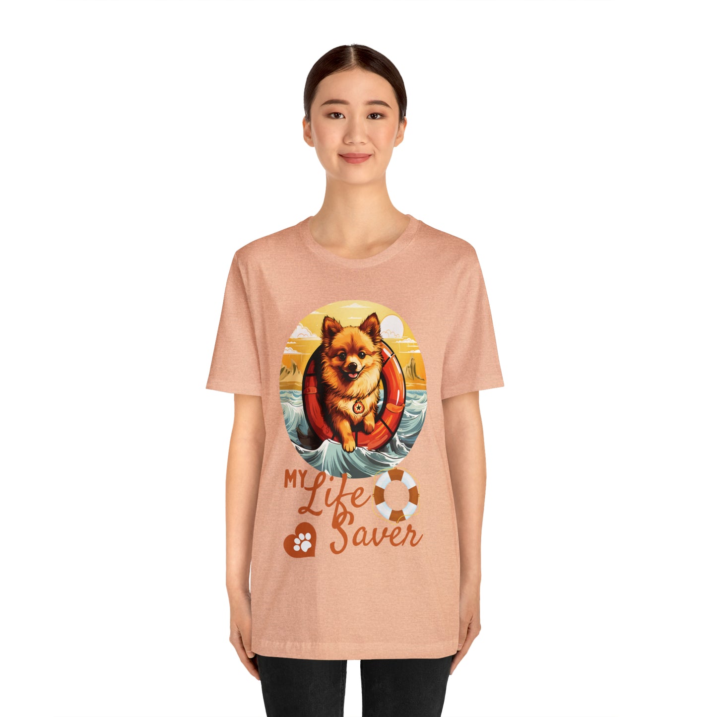 My Life Saver Pomeranian Dog Tee