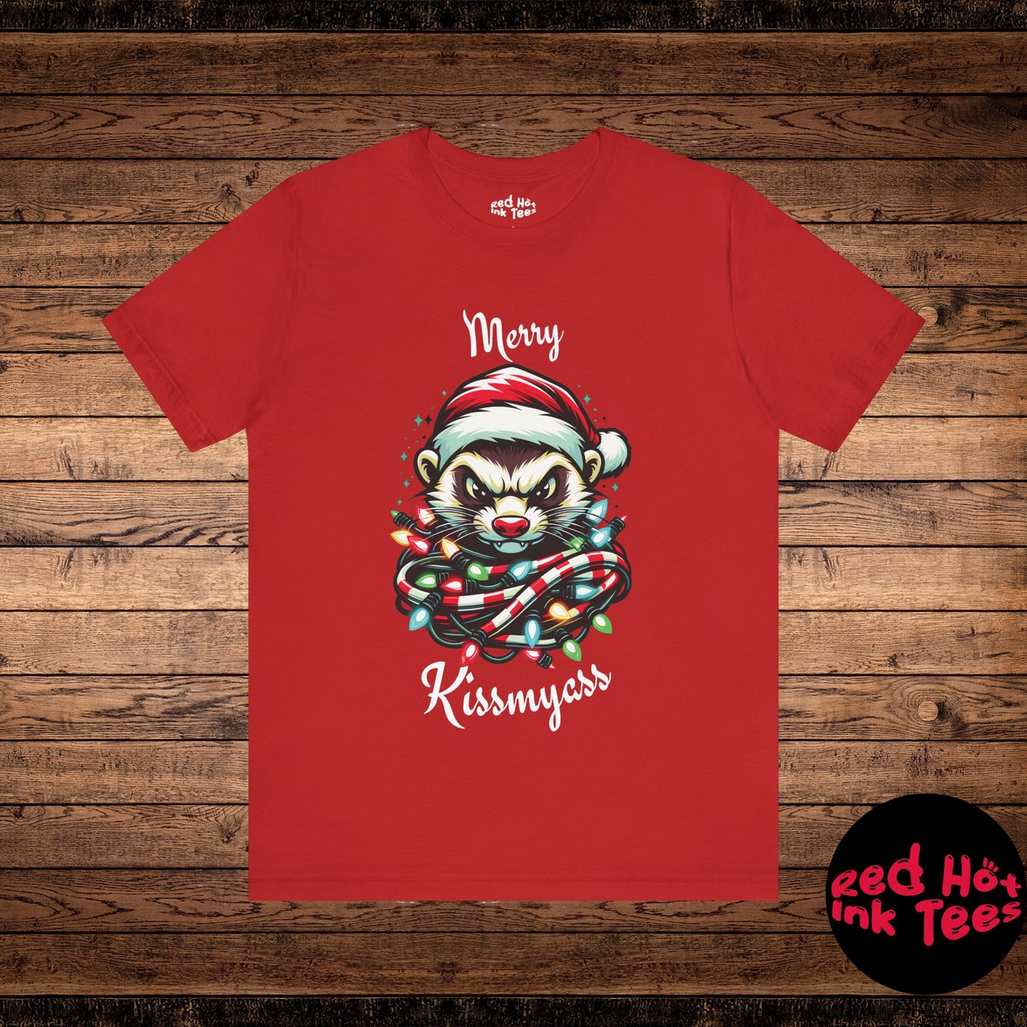 Merry Kissmyass Ferret Tee