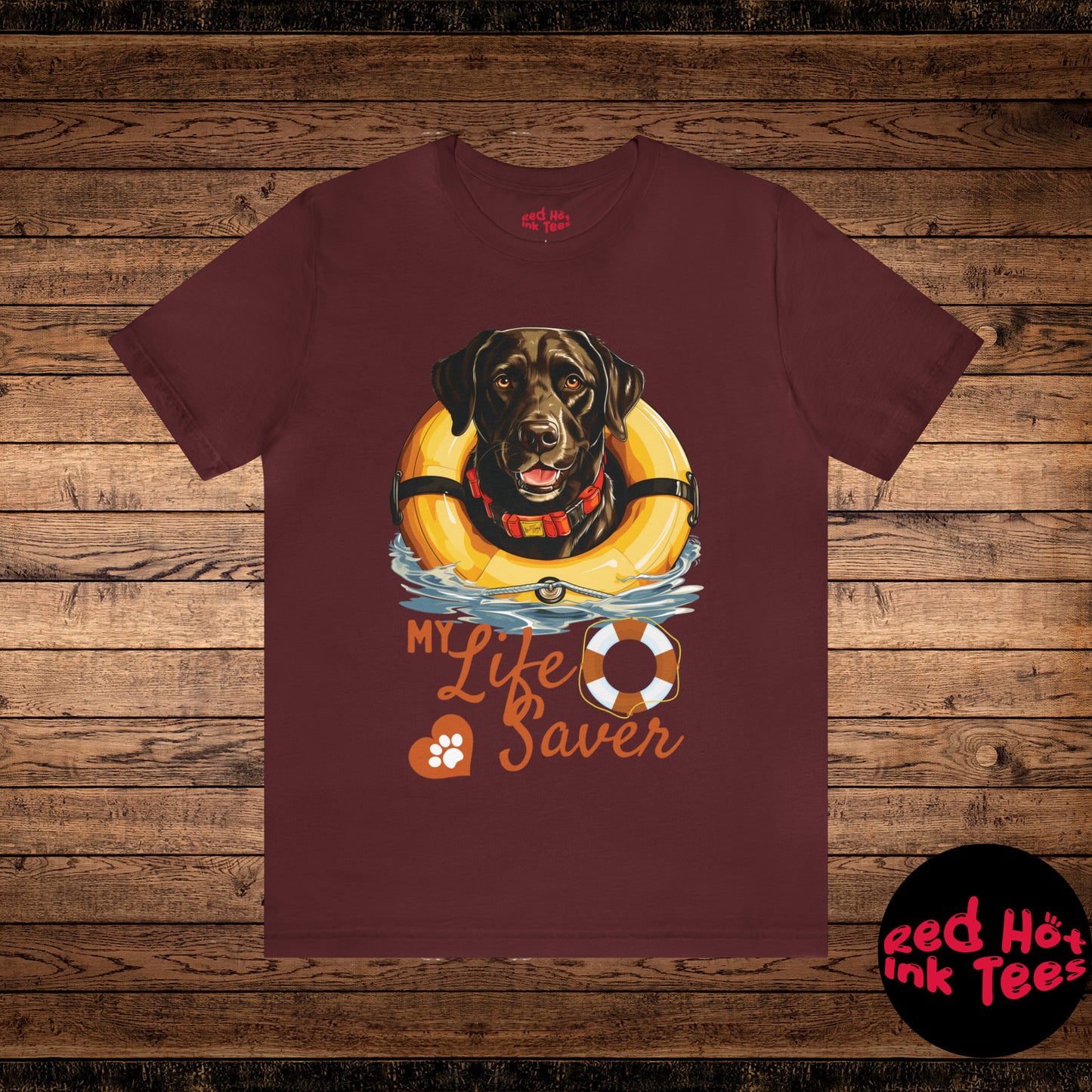 My Life Saver Labrador Retriever Dog Tee