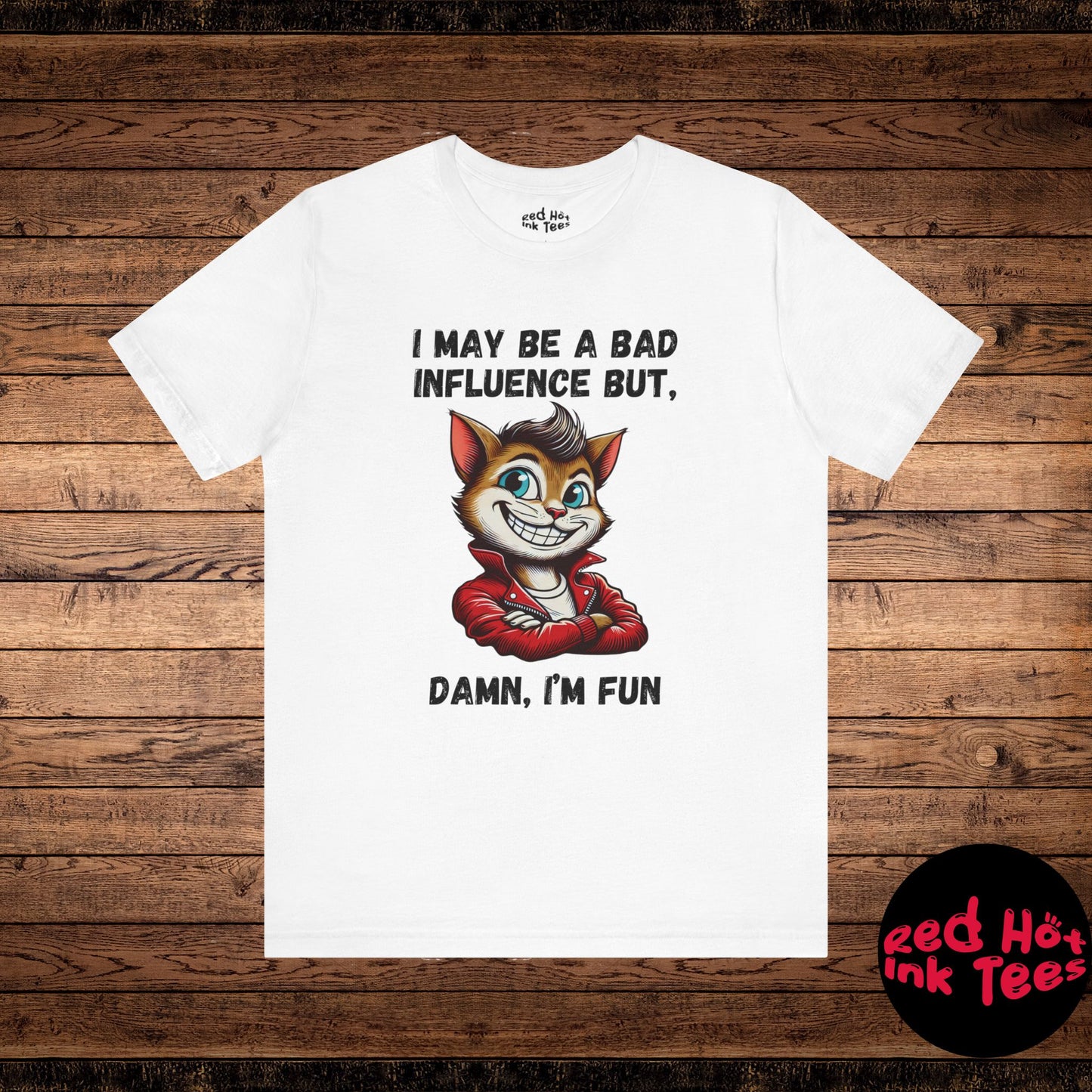 Cat Damn I'm Fun Tee