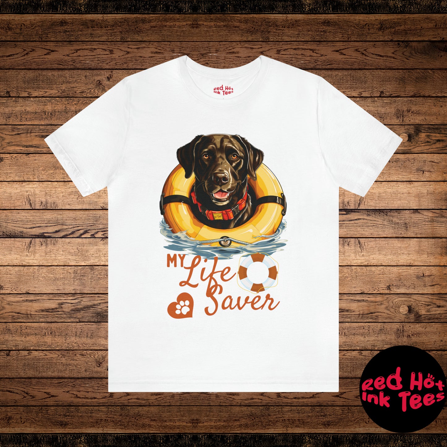 My Life Saver Labrador Retriever Dog Tee