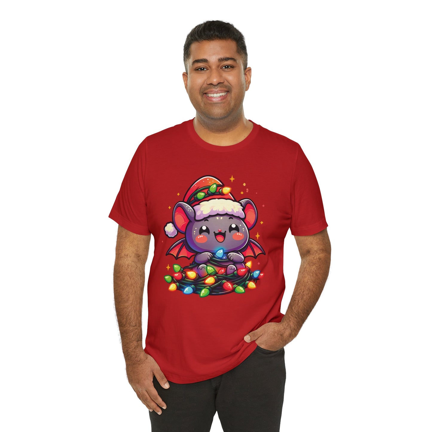 Bat Christmas Entanglement Tee